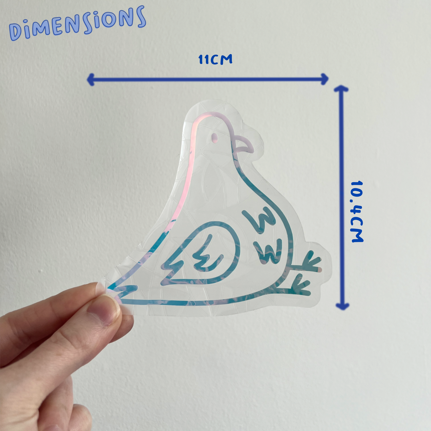 Stonk the Pigeon Suncatcher