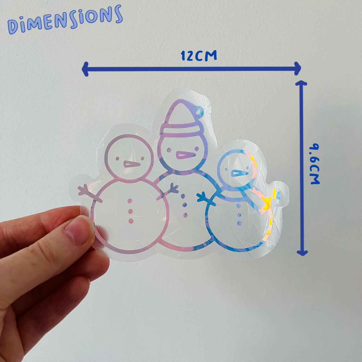 Snowmen Squad Suncatcher