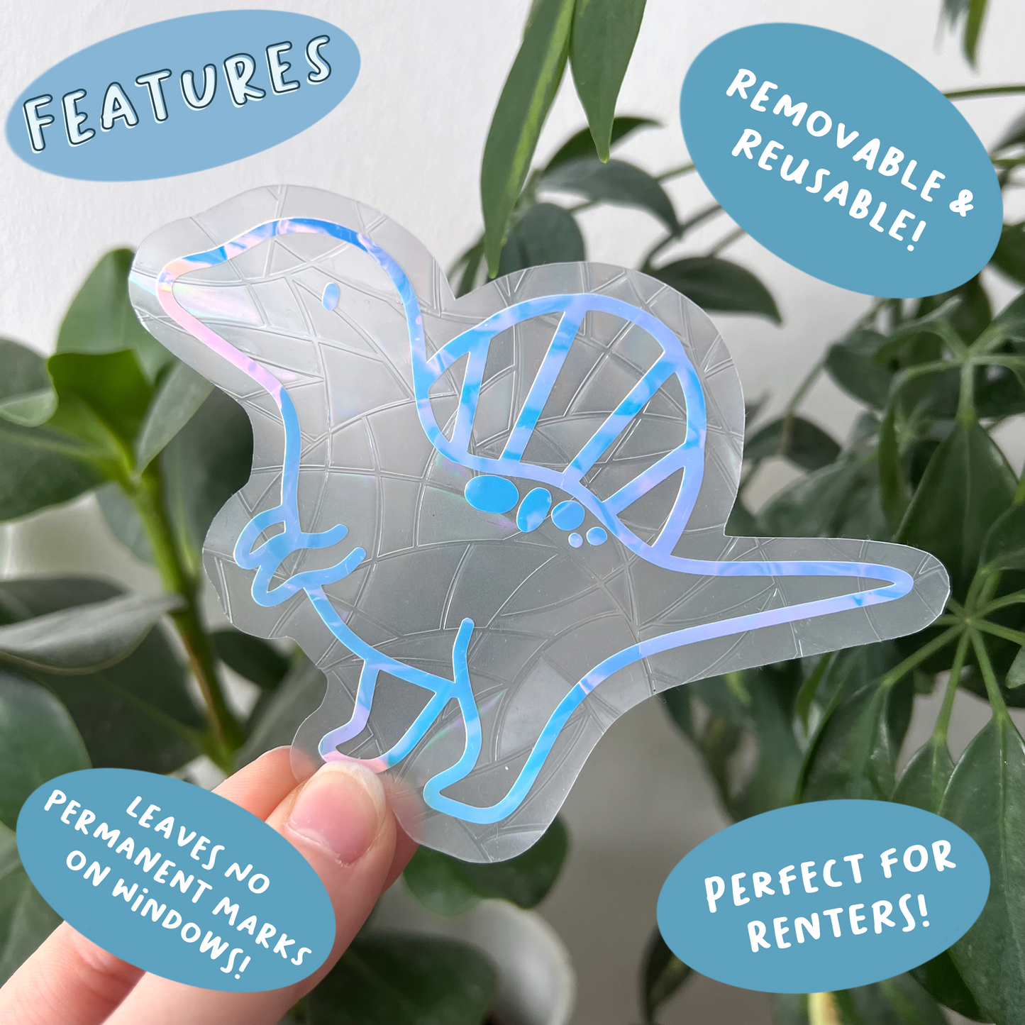 Doris the Spinosaurus Suncatcher
