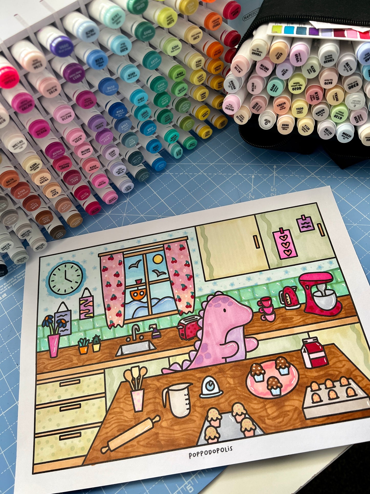 Set of 3 Cakes & Bakes Colouring Pages