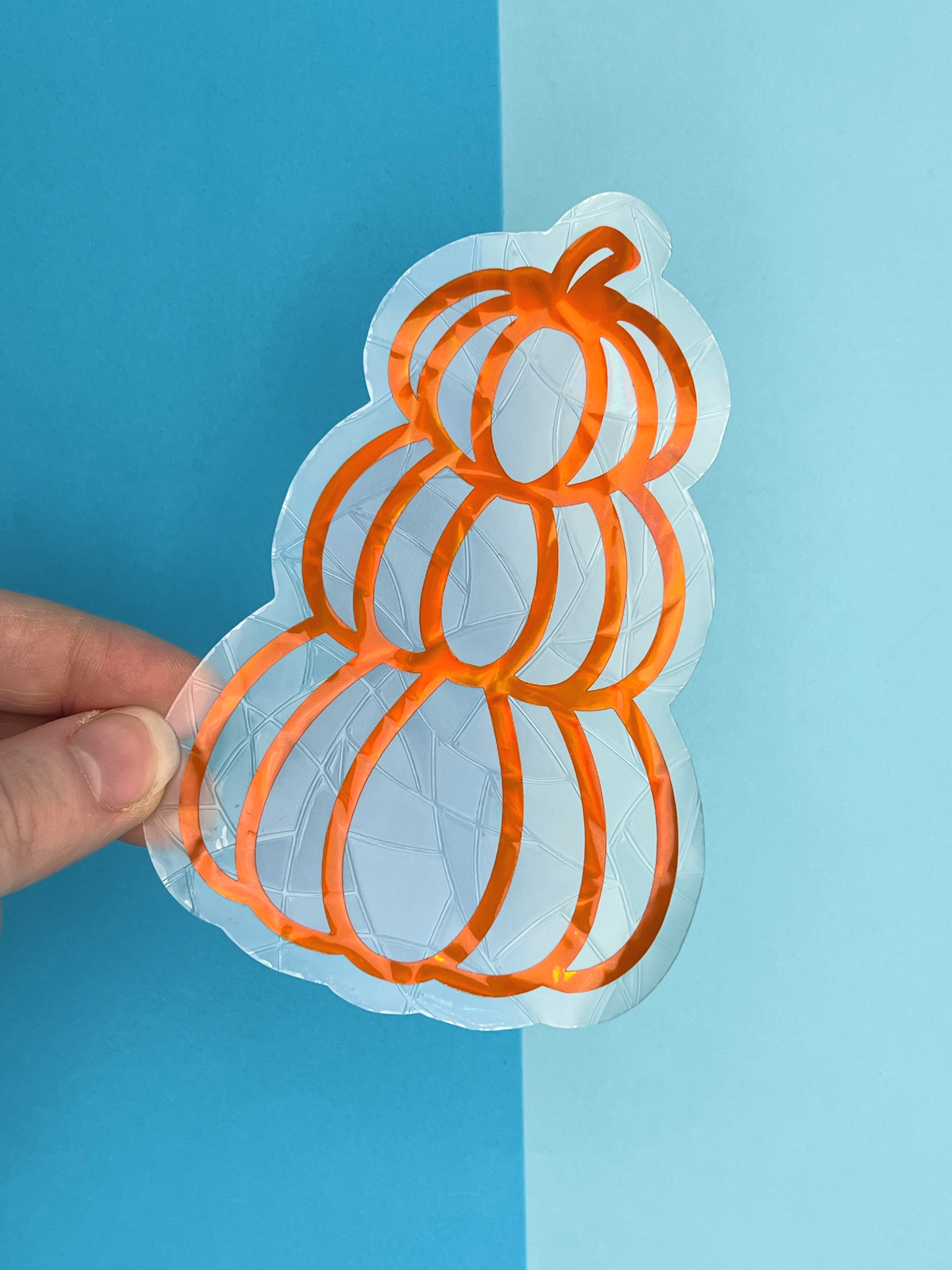 Pumpkin Stack Suncatcher