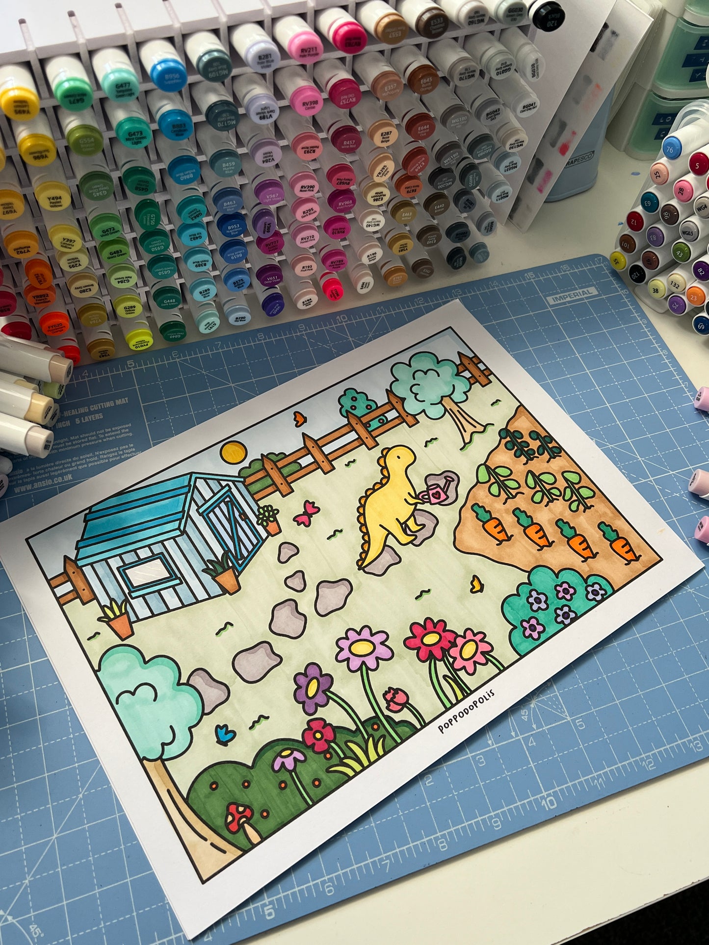 Set of 3 Spring Colouring Pages
