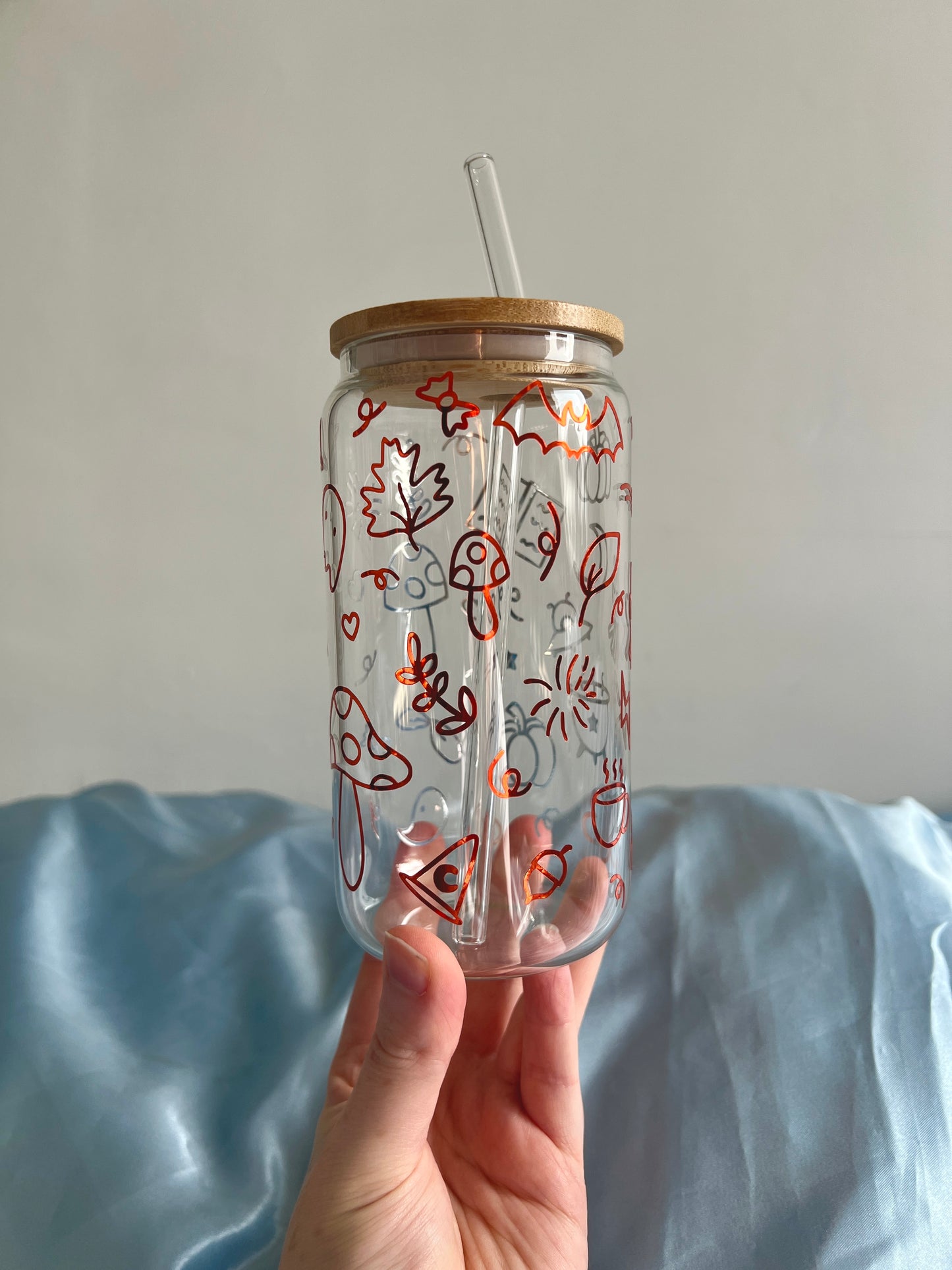 Autumn Doodles Can Cup