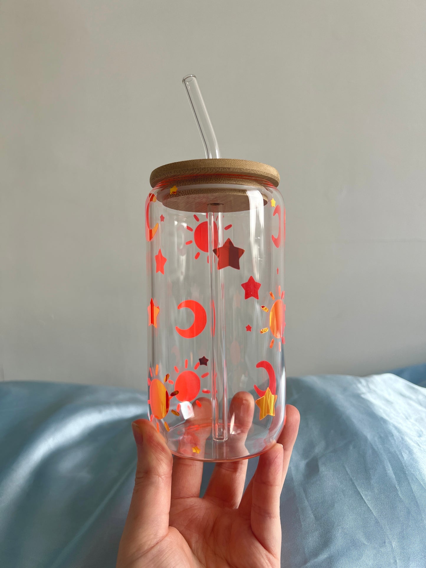 Orange Celestial Can Cup