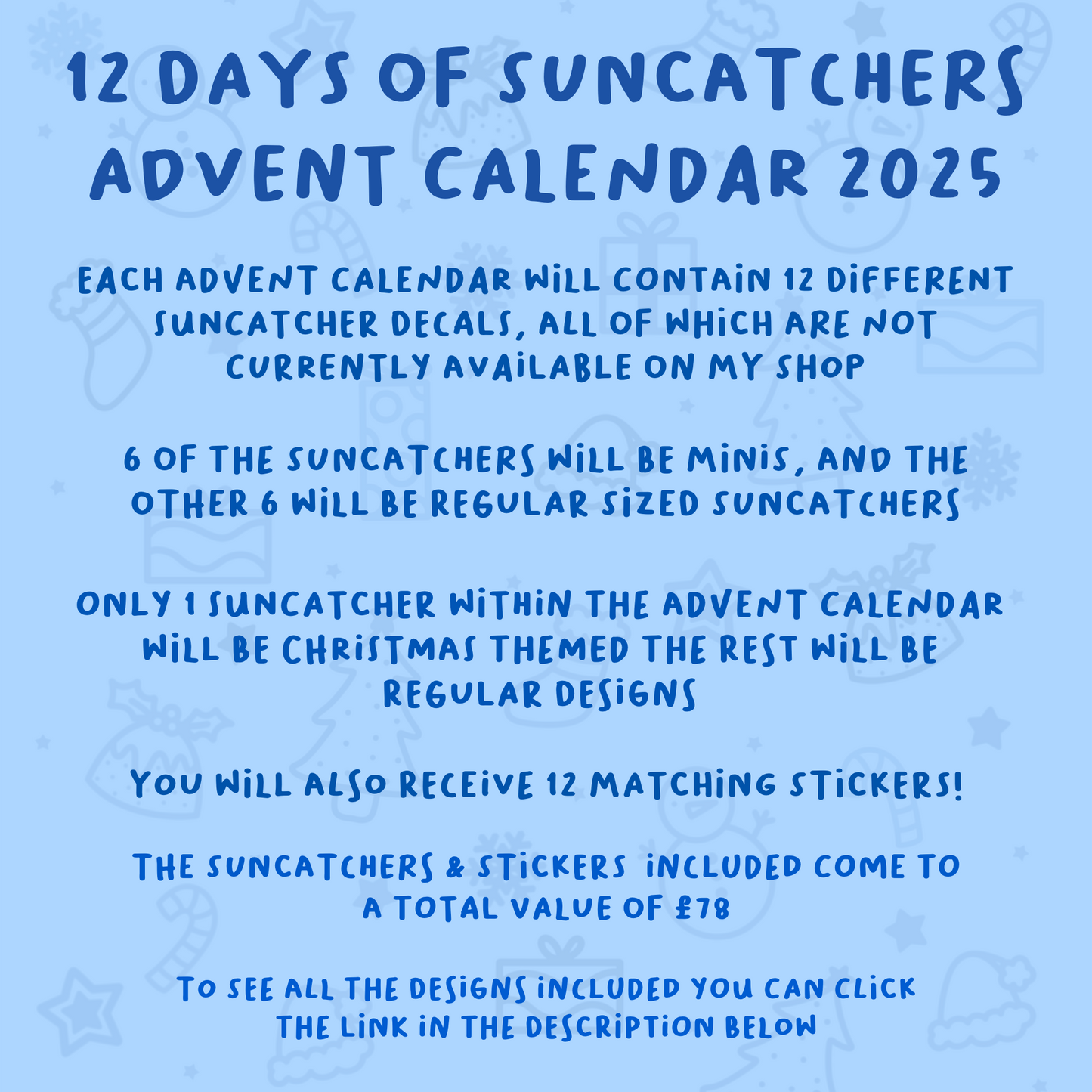 12 Days of Suncatchers Advent Calendar
