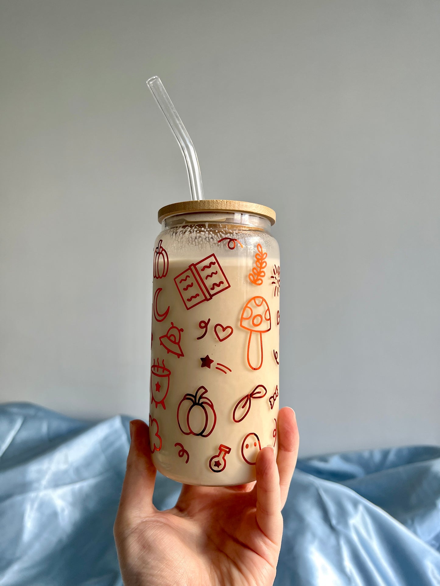 Autumn Doodles Can Cup