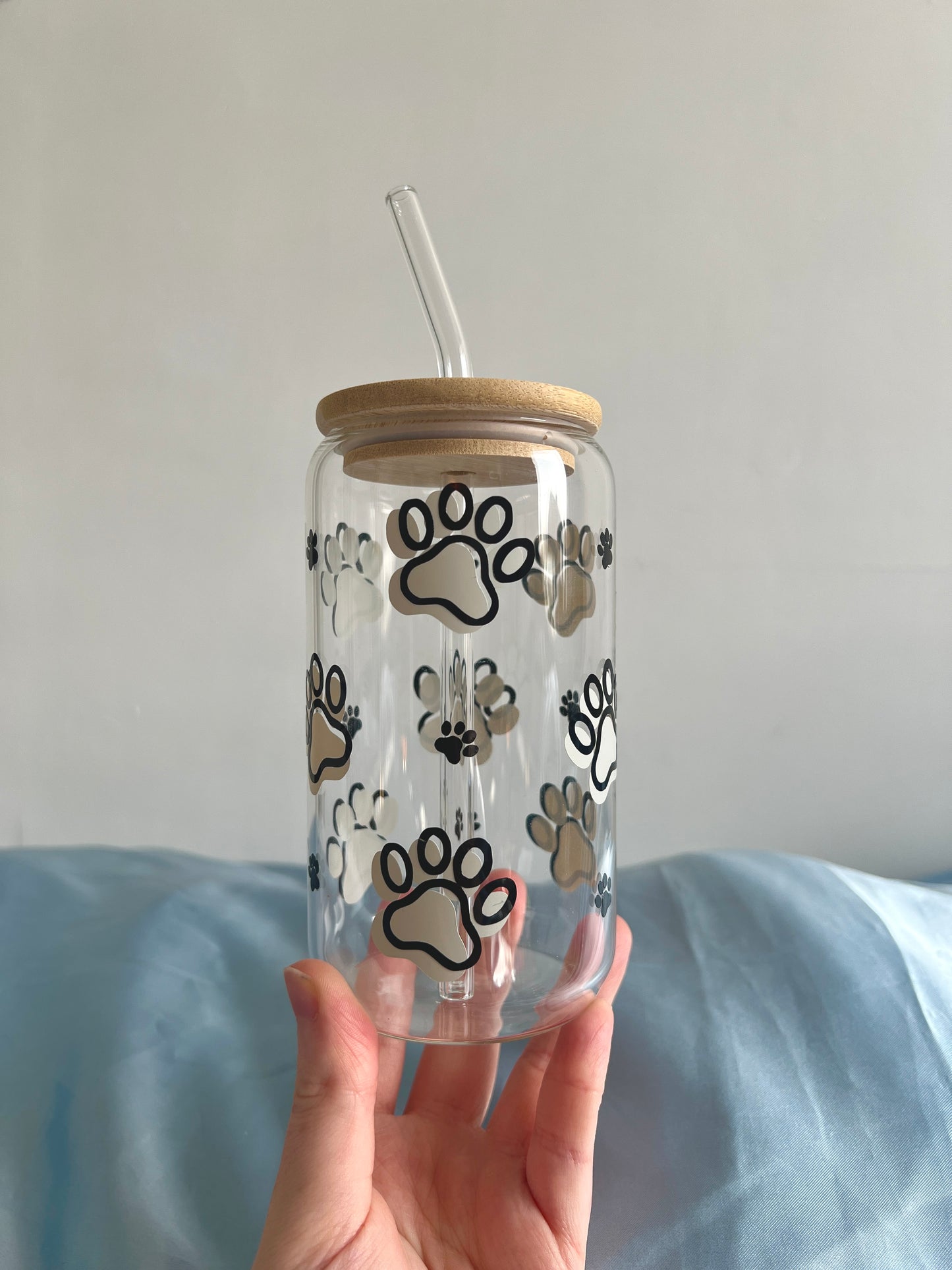 Paw Print Can Cup