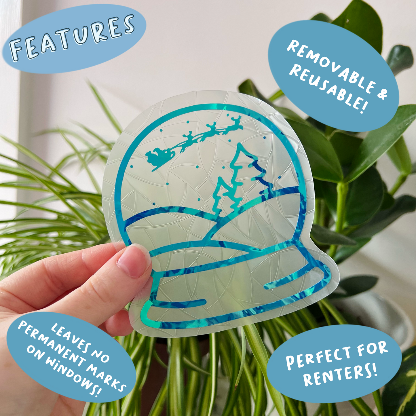Snowglobe Suncatcher