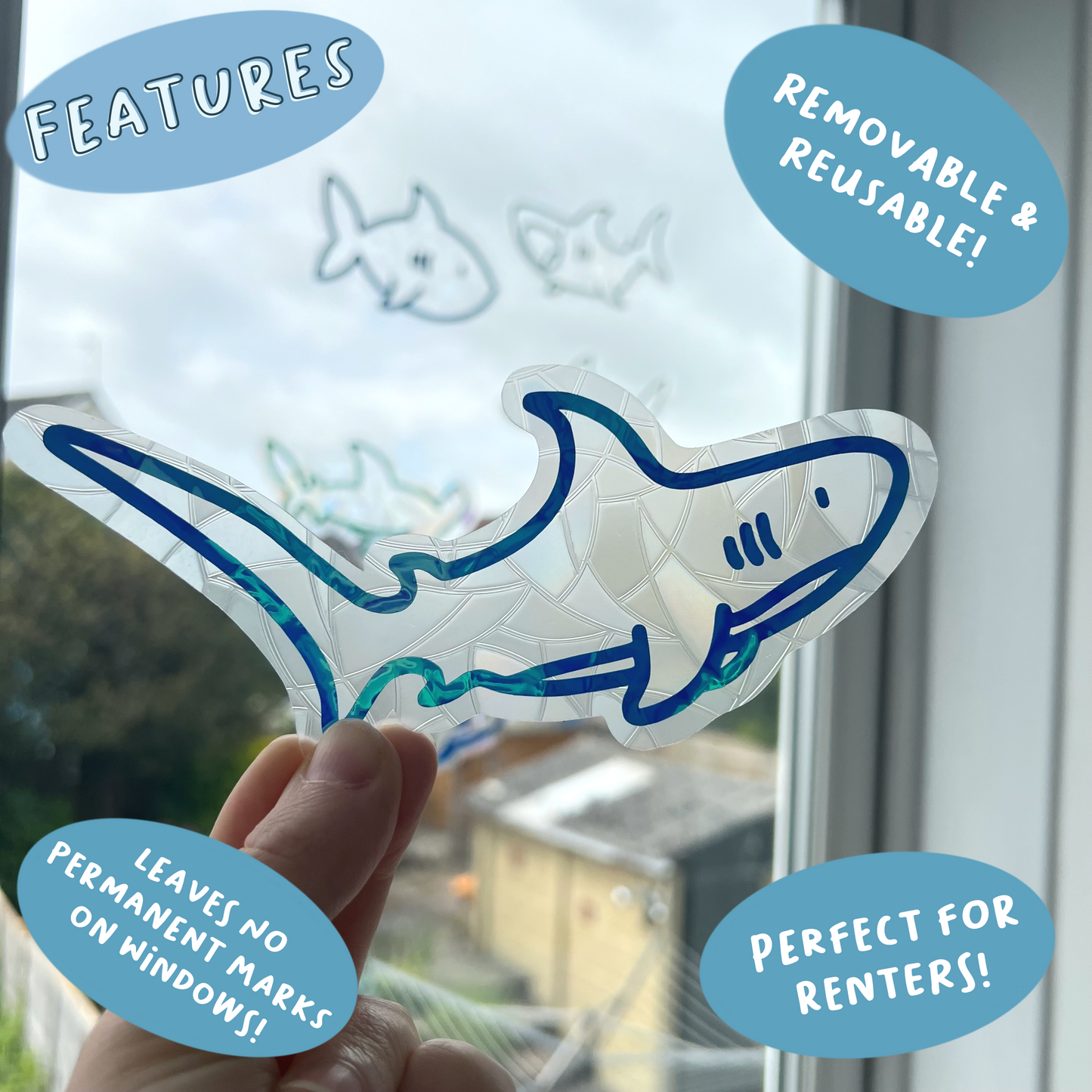 Tim the Thresher Shark Suncatcher