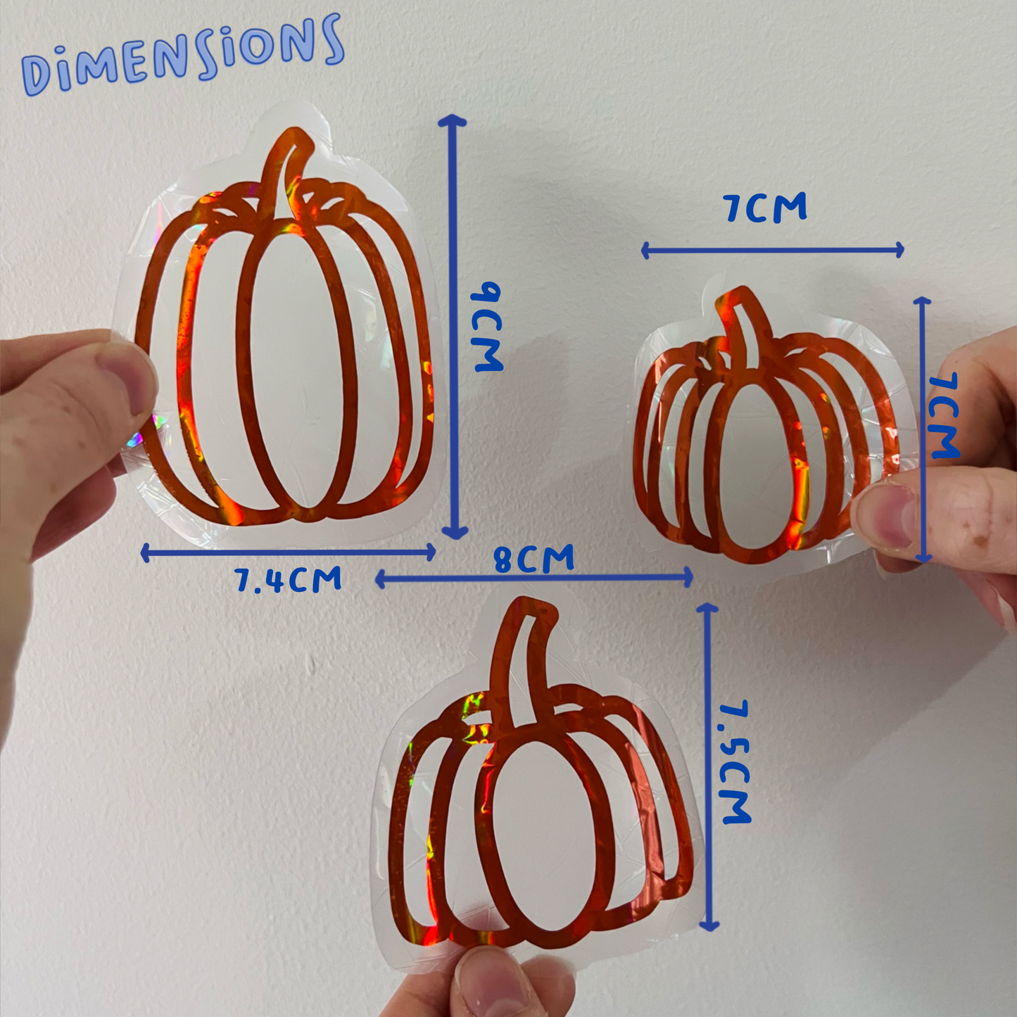 Mini Pumpkin Suncatcher Set