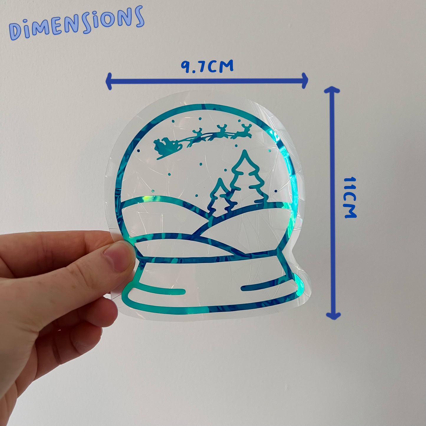 Snowglobe Suncatcher