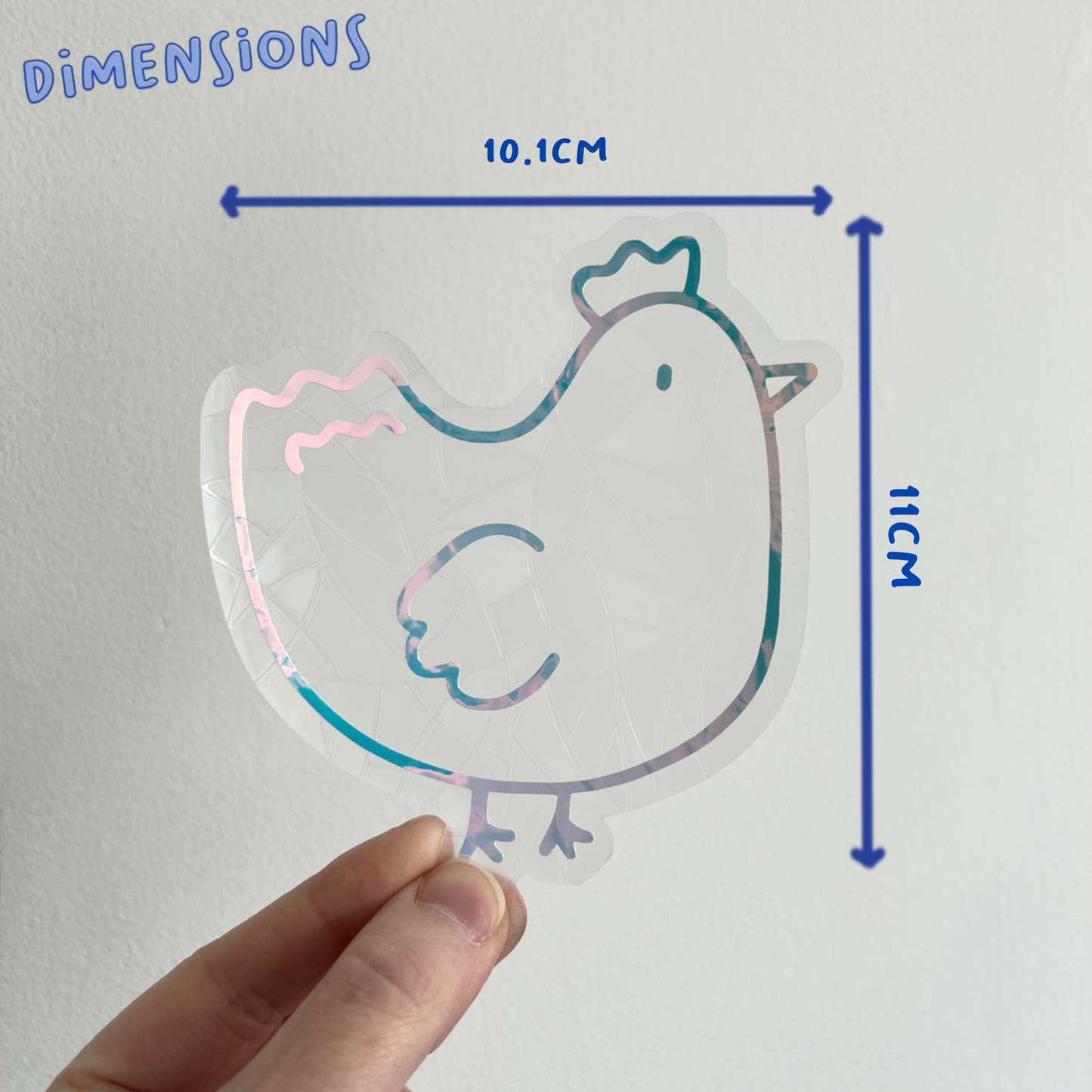 Chuck the Chicken Suncatcher
