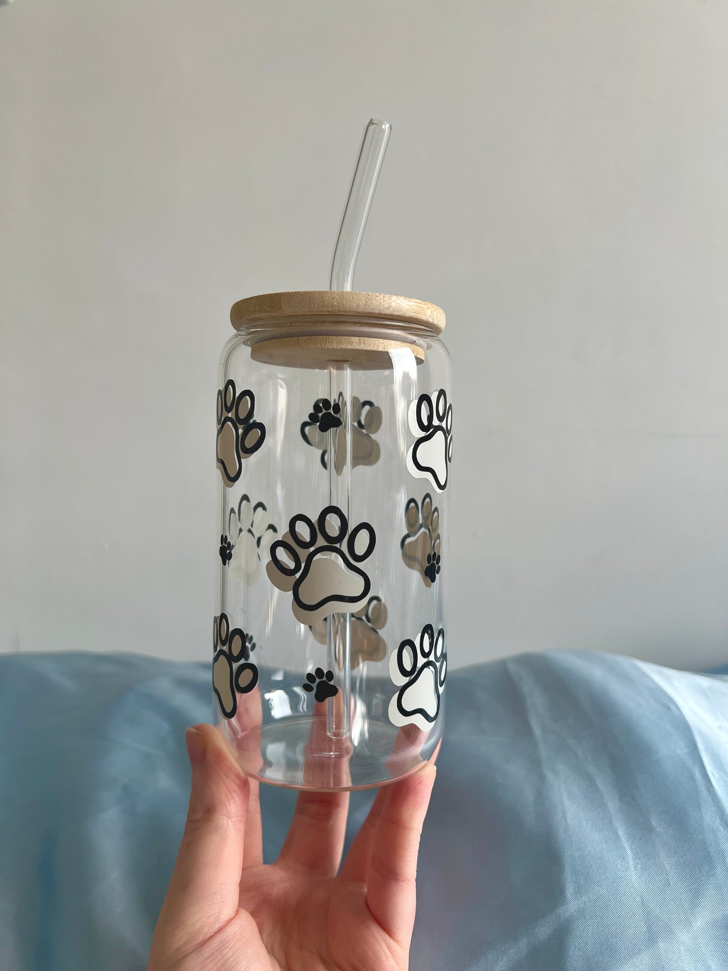 Paw Print Can Cup