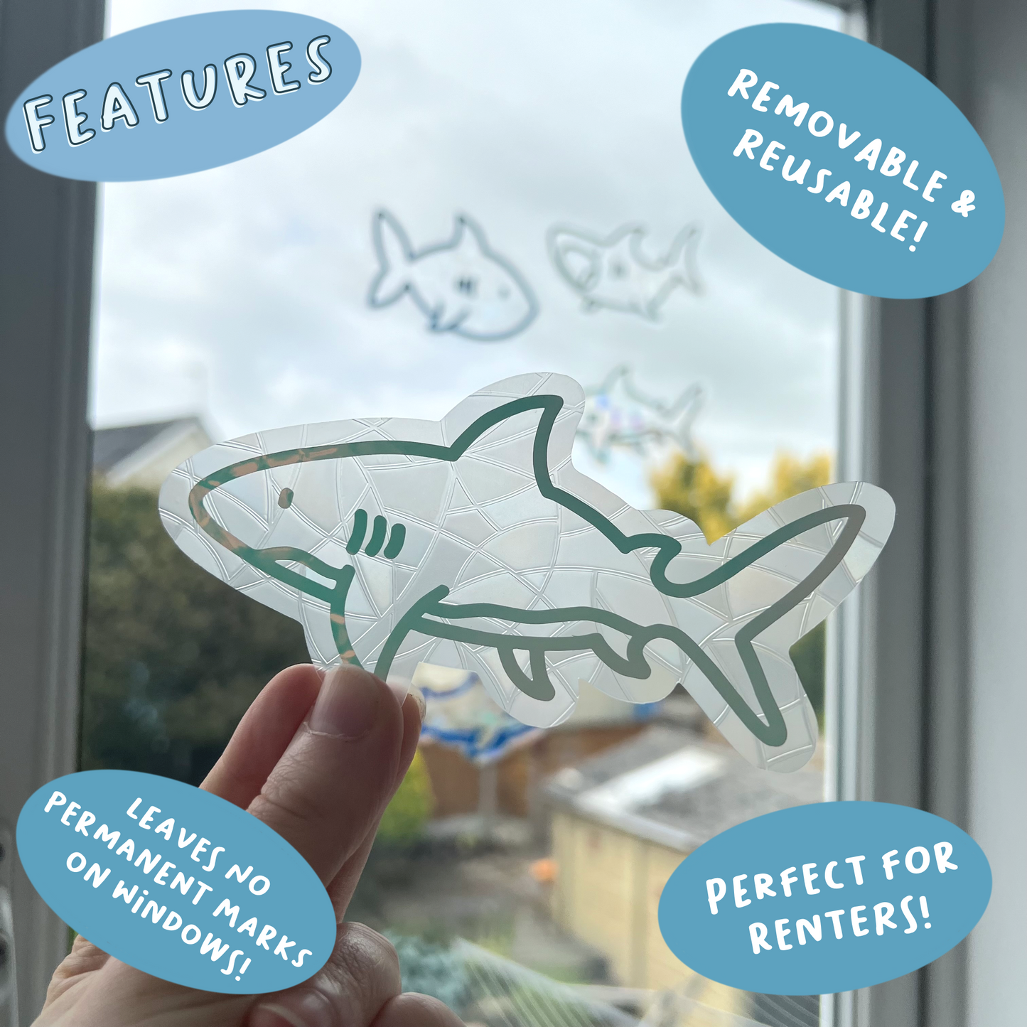 Sid the Shark Suncatcher