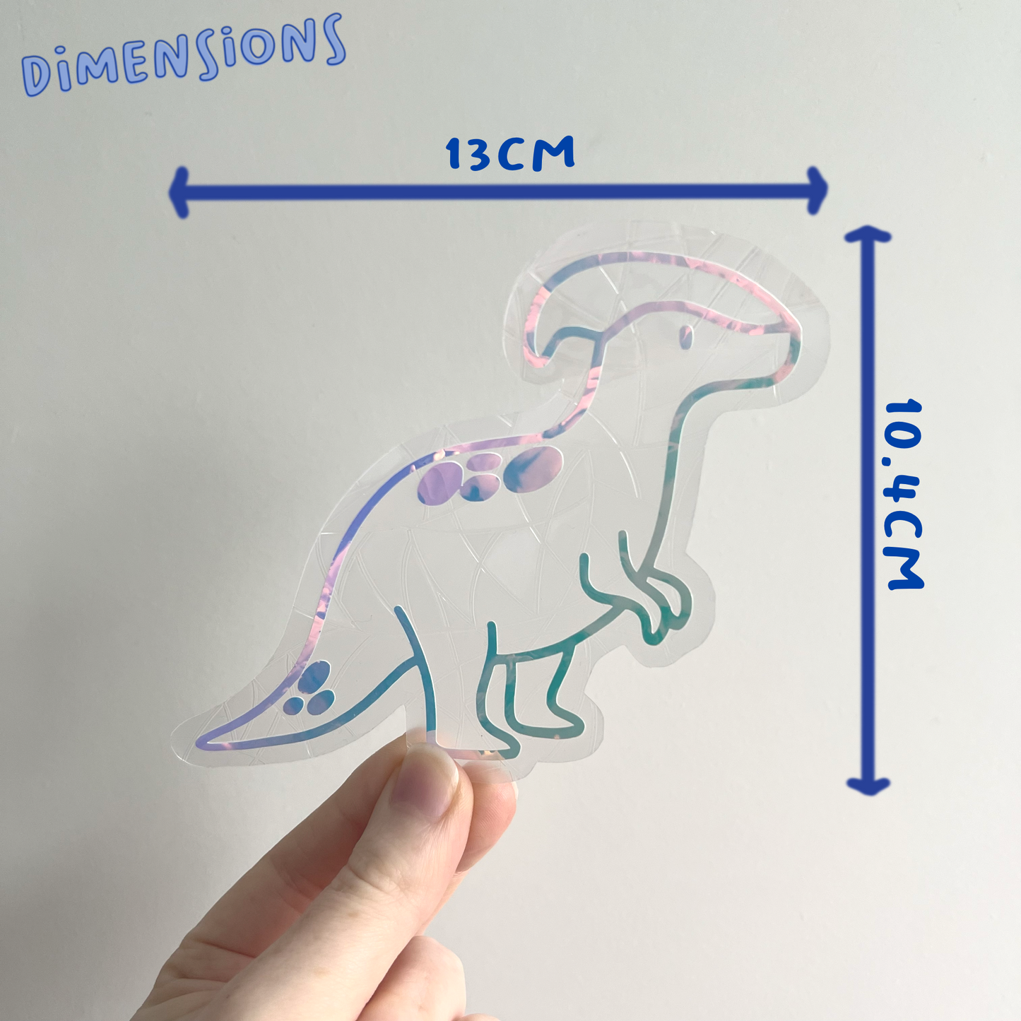 Nora the Parasaurolophus Suncatcher