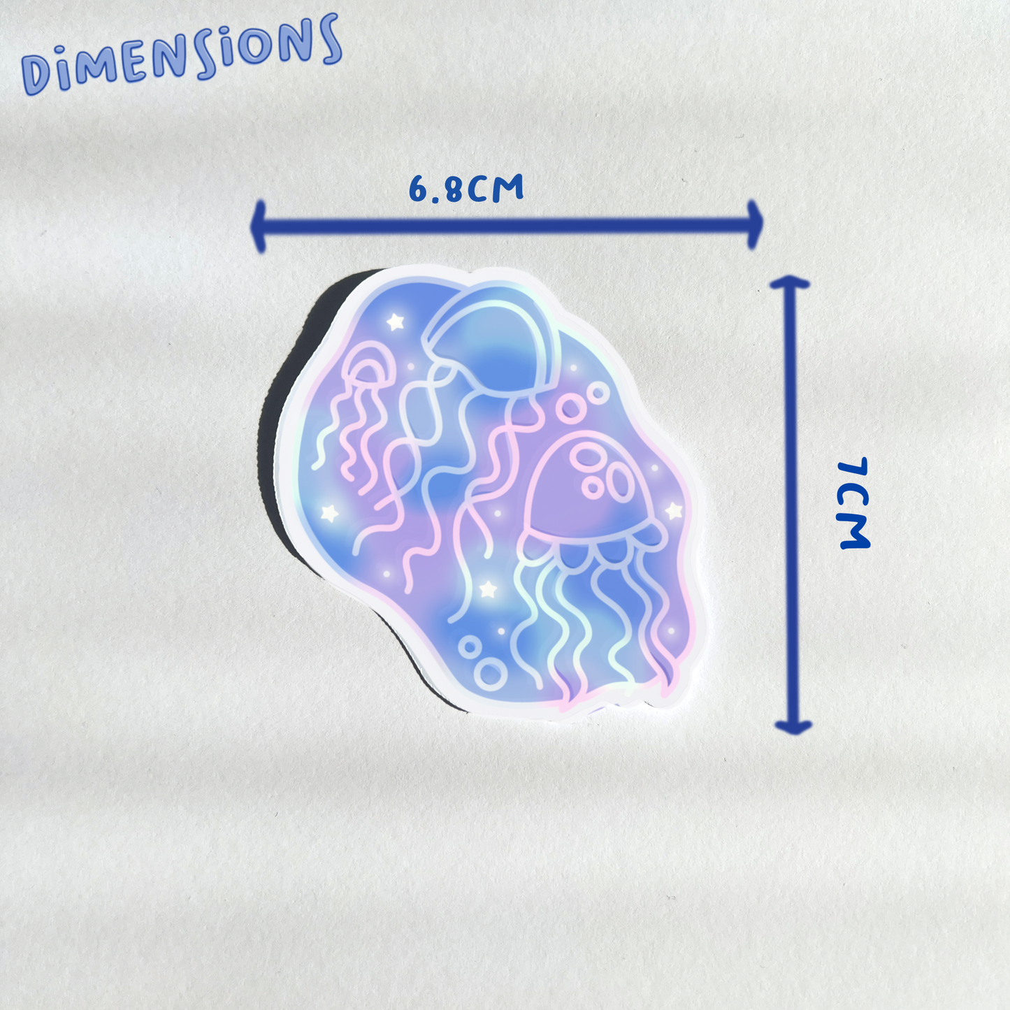 Jellyfish Cluster Single Sticker