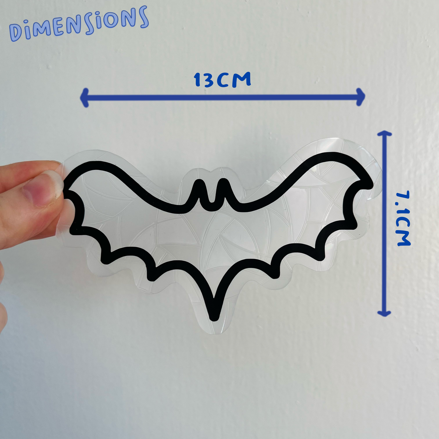 Black Bat Suncatcher Set