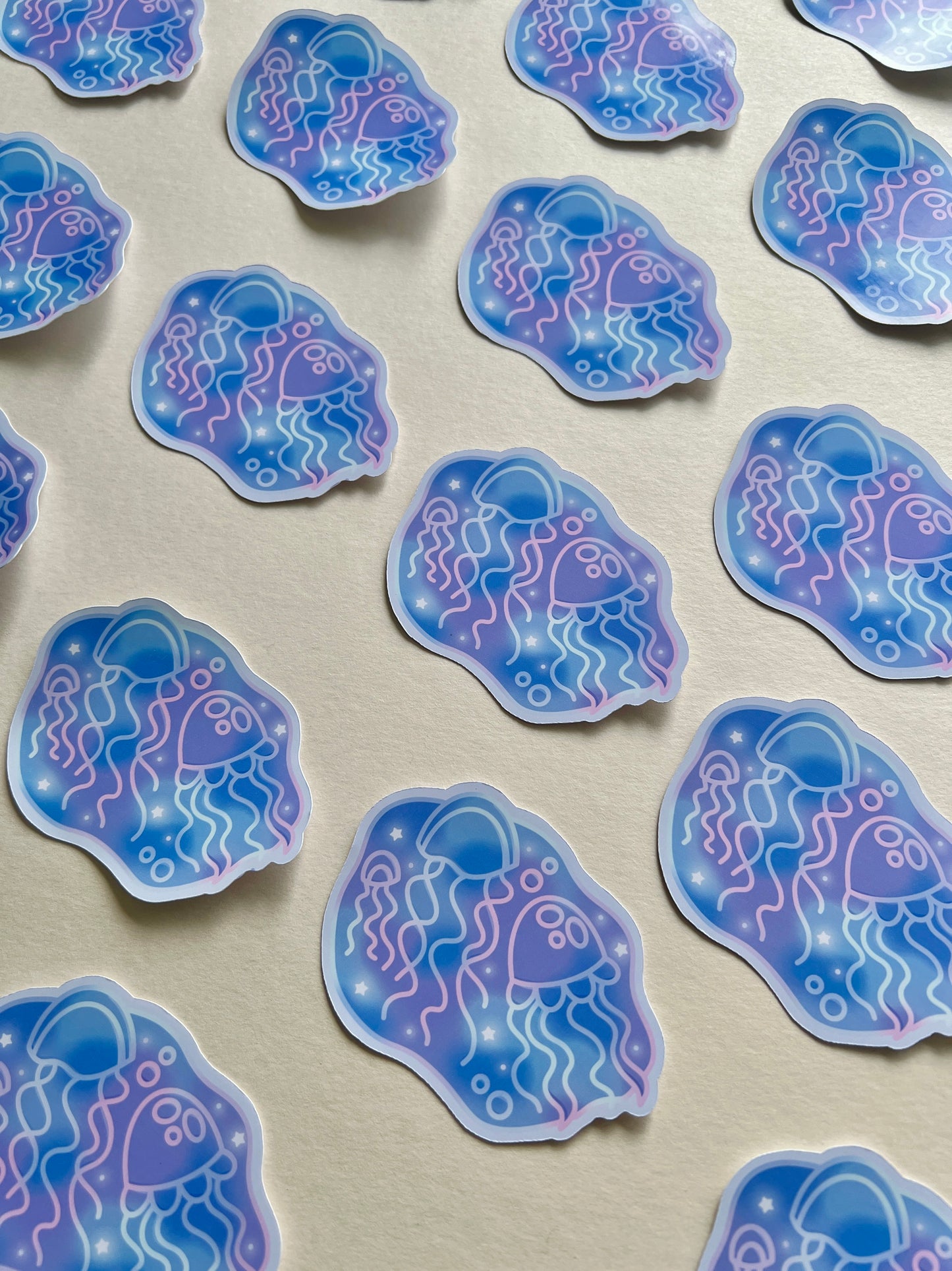 Jellyfish Cluster Single Sticker