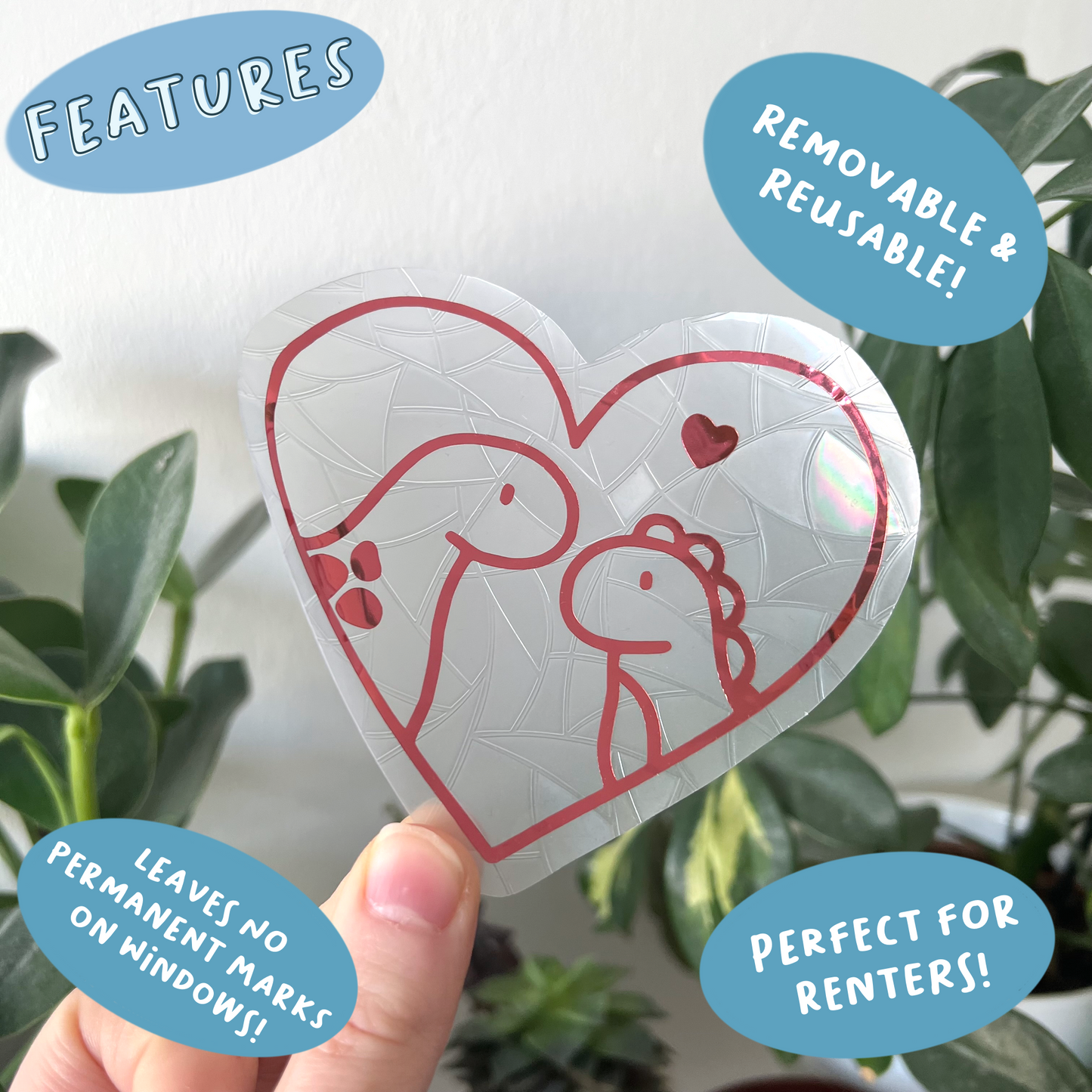 Dinos in Love Suncatcher