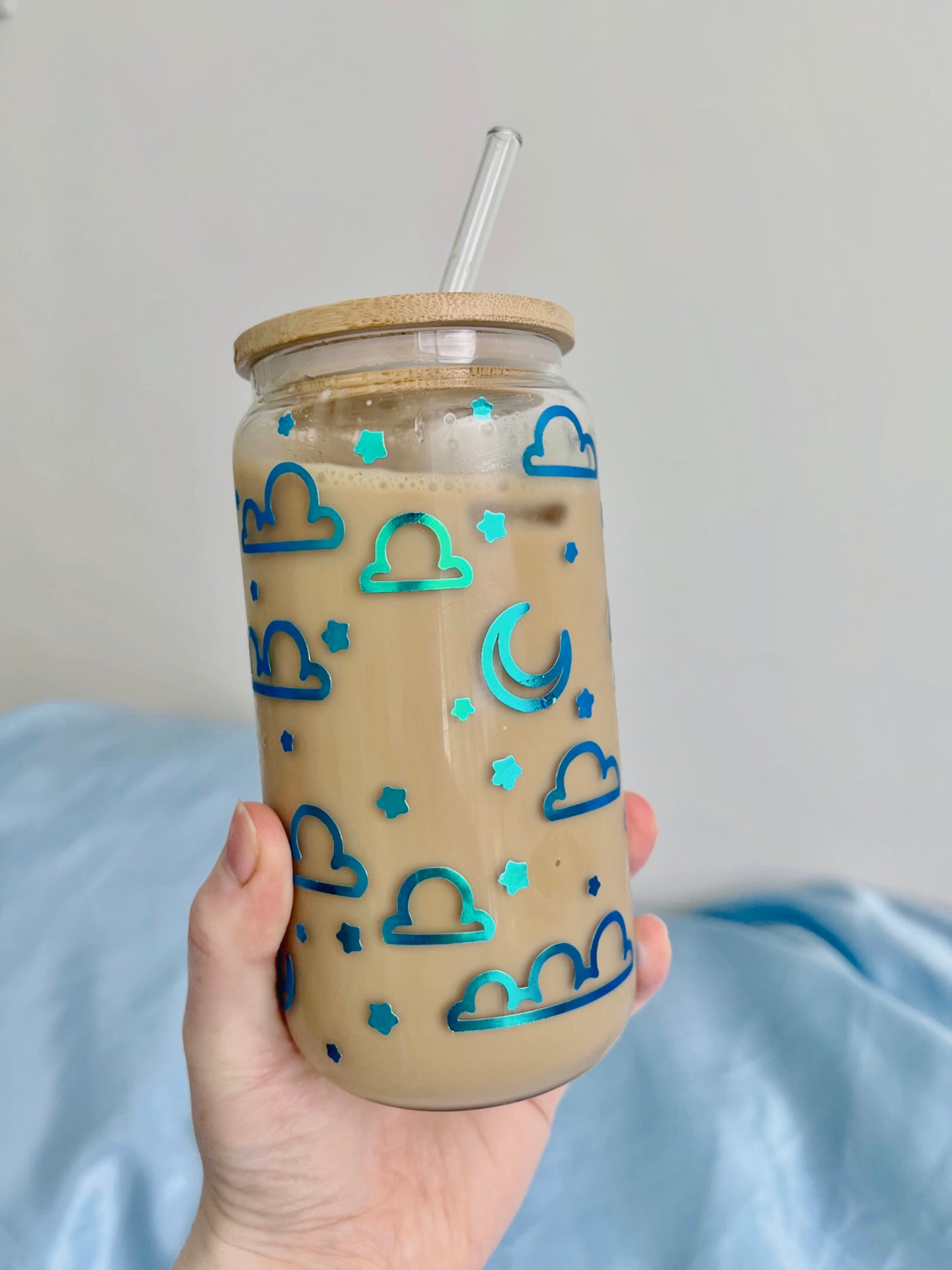 Cloudy Skies Can Cup