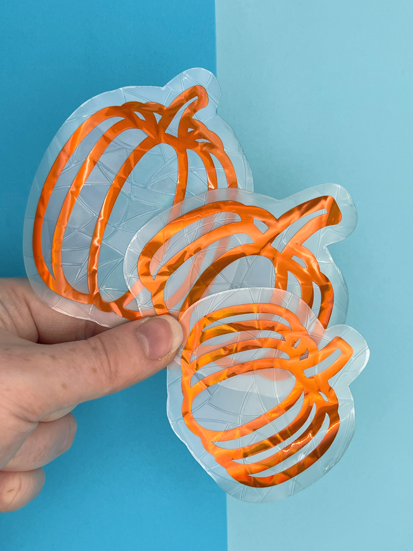 Mini Pumpkin Suncatcher Set