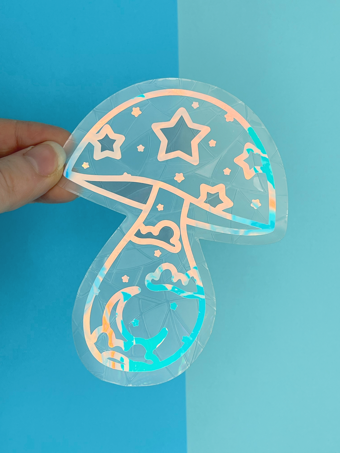 Celestial Mushroom Suncatcher
