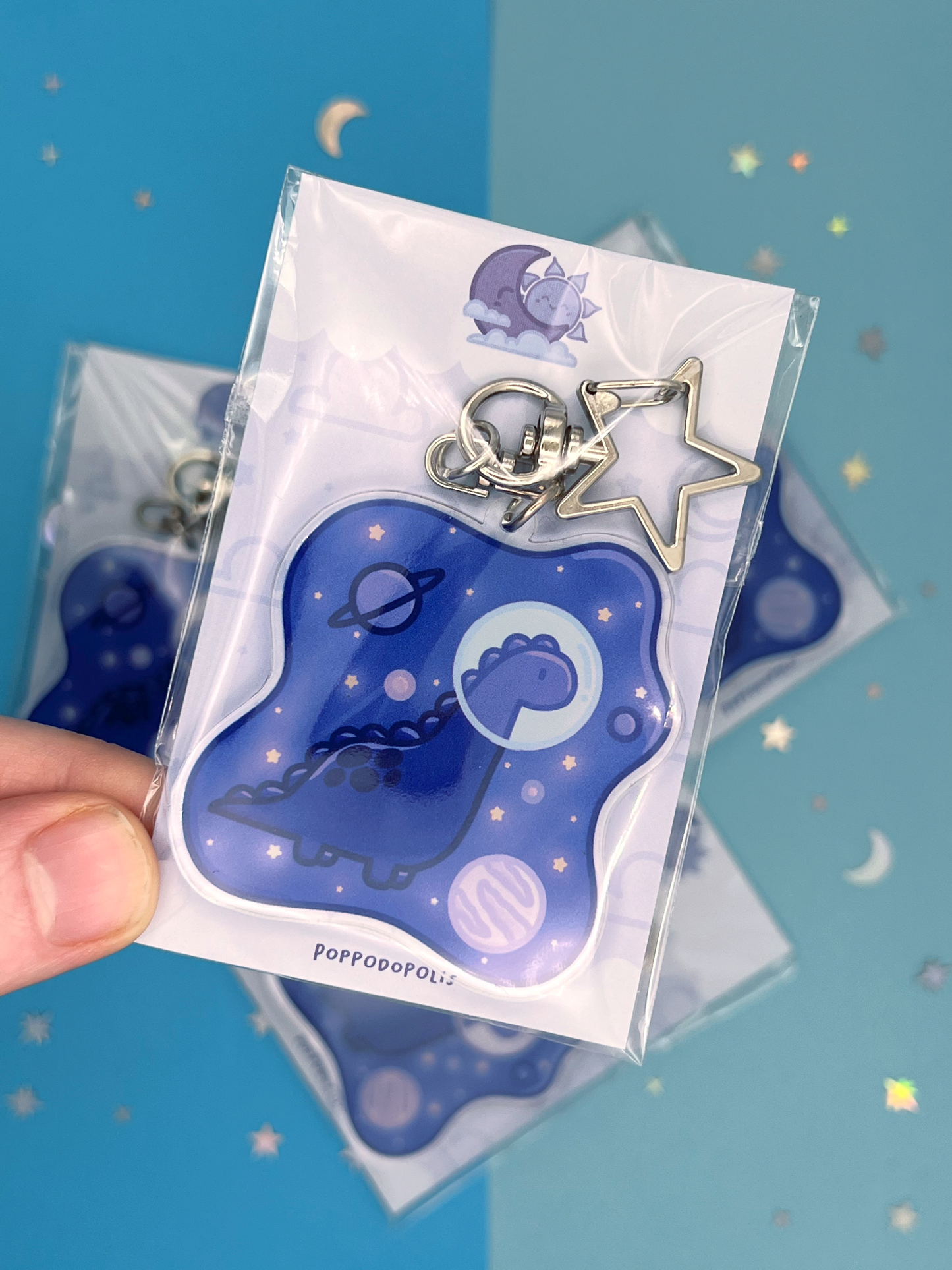 Stomp in Space Keyring