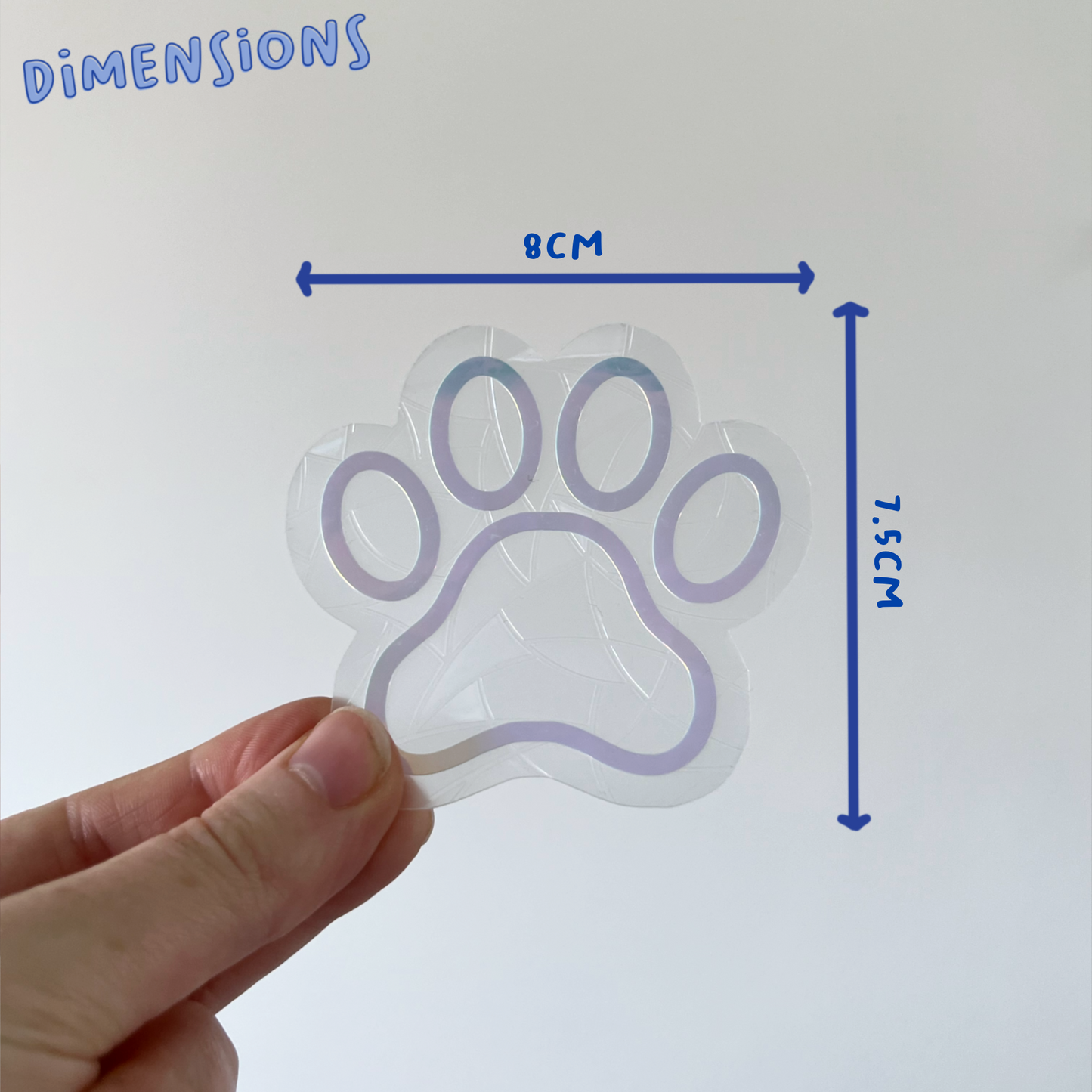 Mini Paw Print Suncatcher