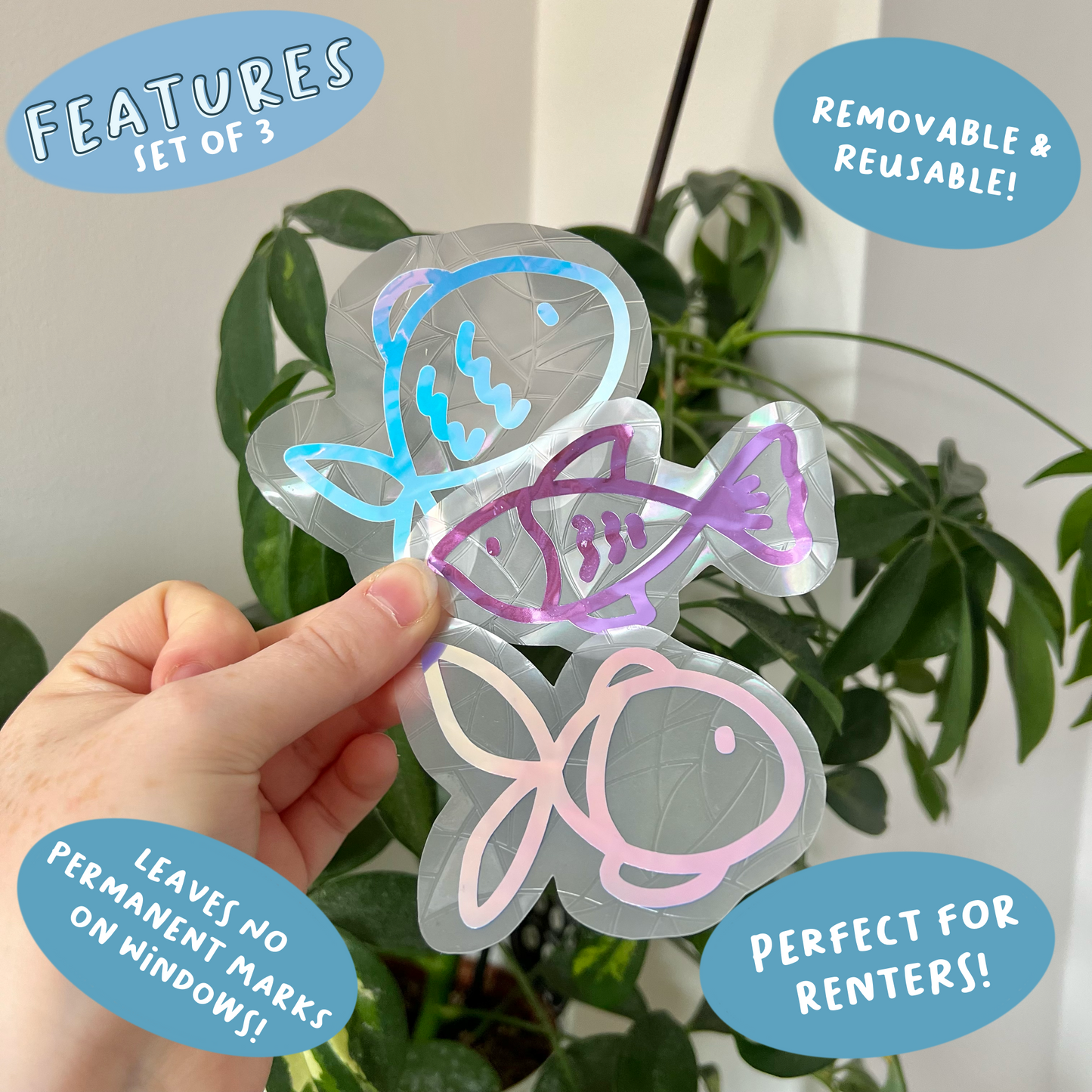 Mini Fish Friends Suncatcher Set