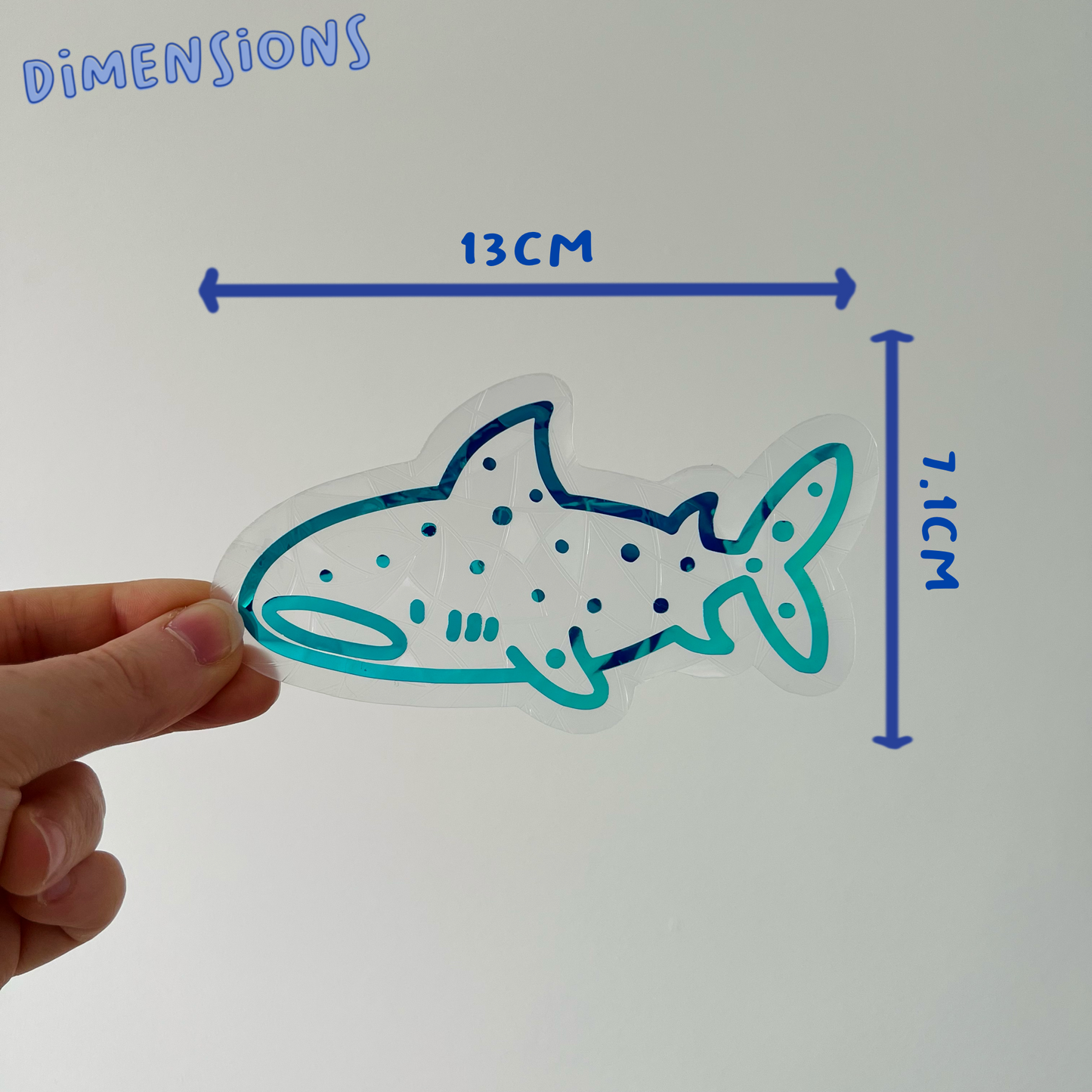 Wally the Whale Shark Suncatcher