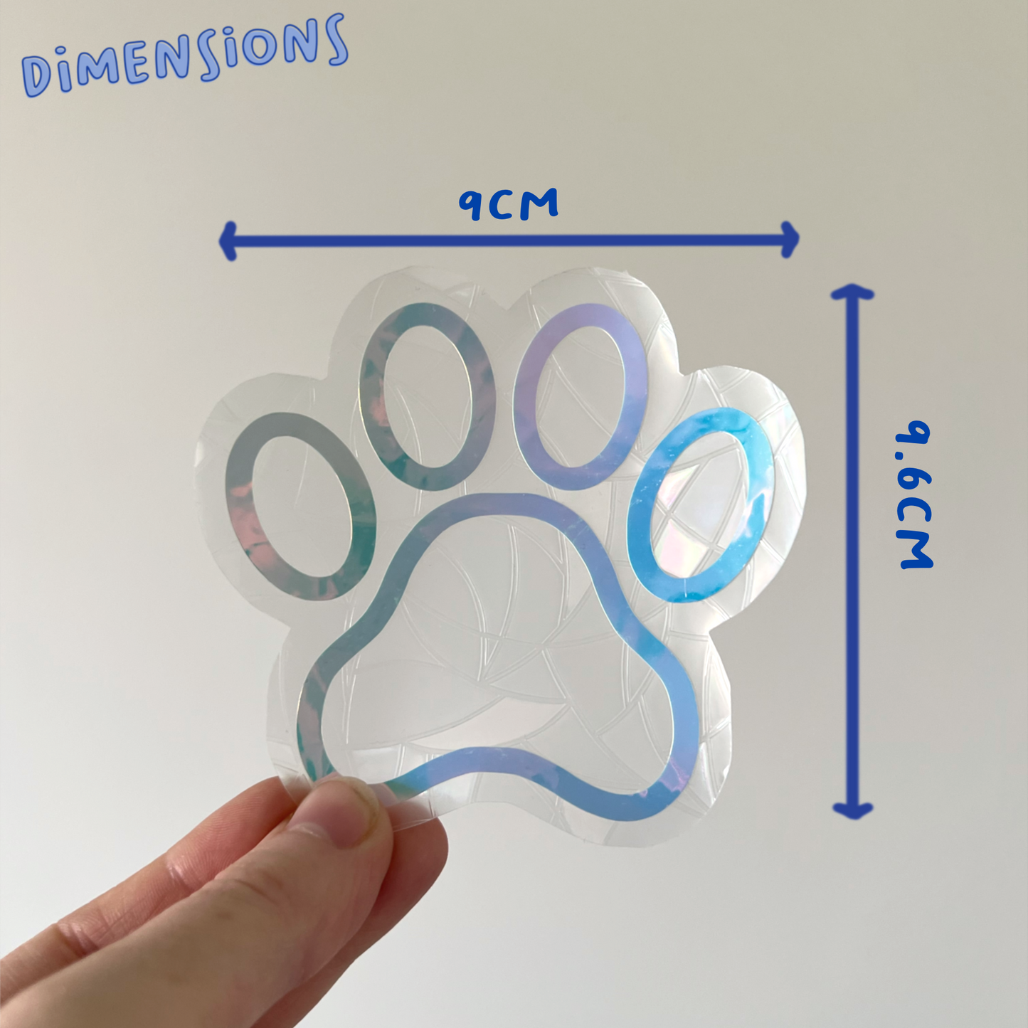 Paw Print Suncatcher