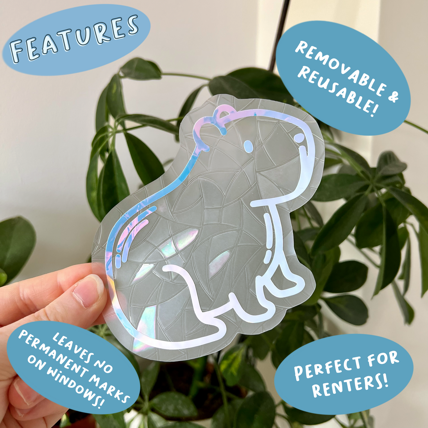 Capybara Suncatcher