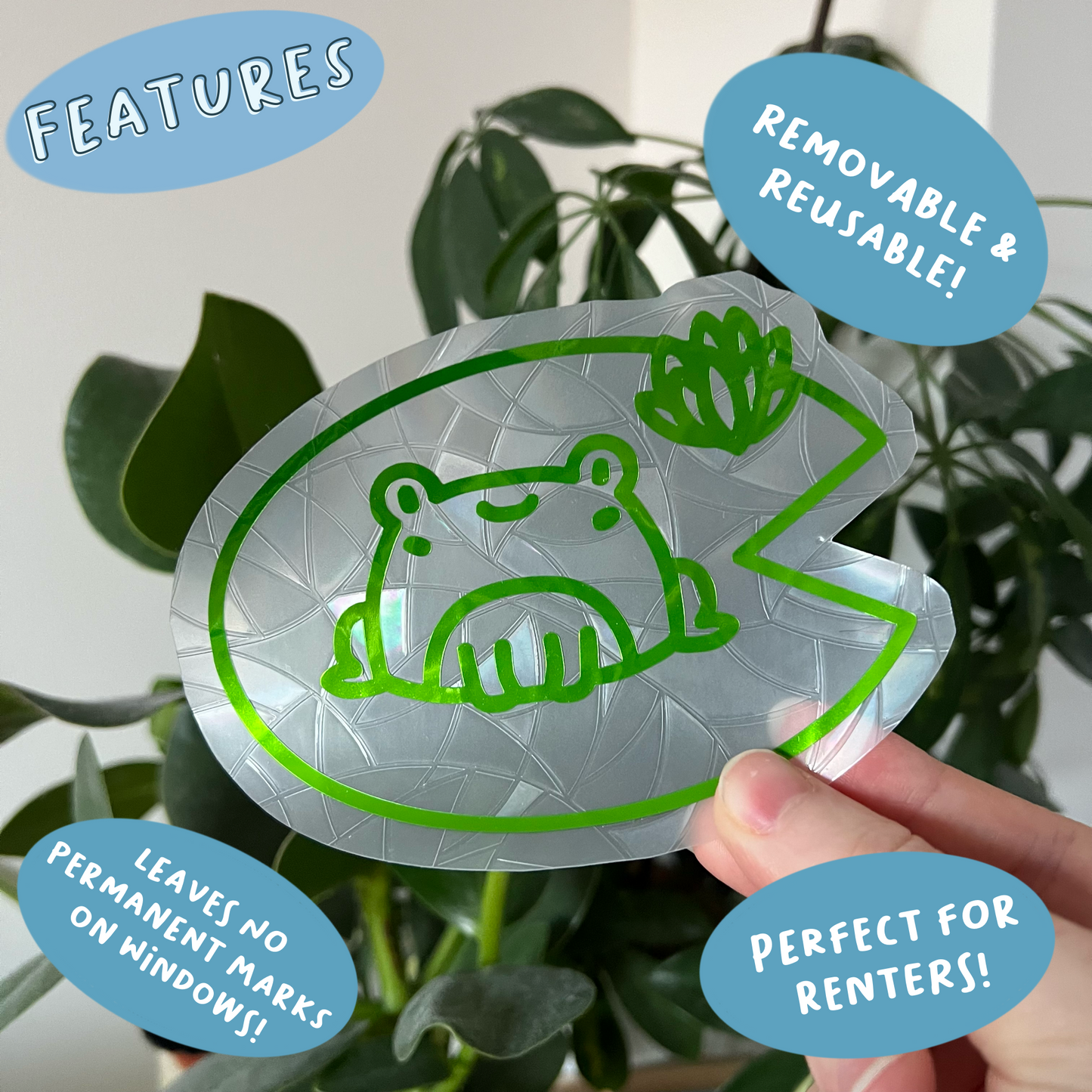 Frog on a Lily Pad Suncatcher