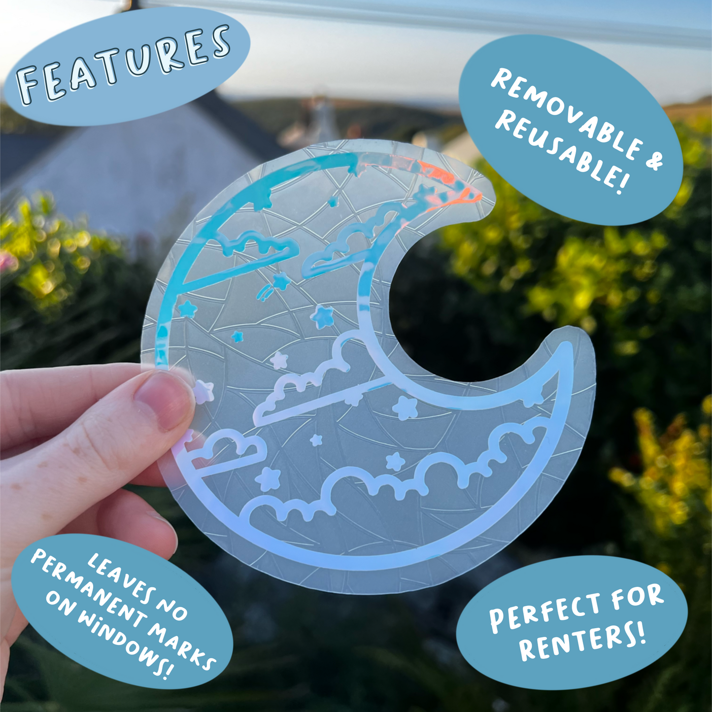 Celestial Moon Suncatcher
