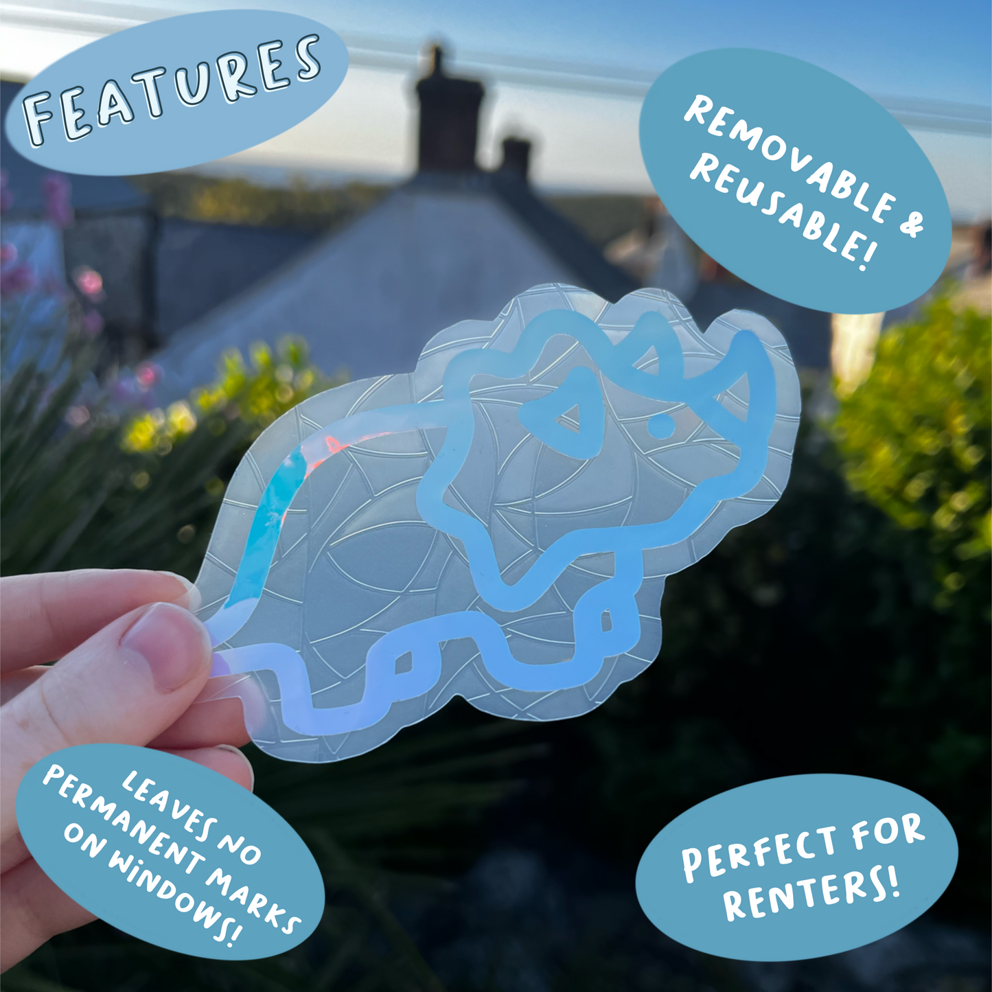 Ed the Triceratops Suncatcher