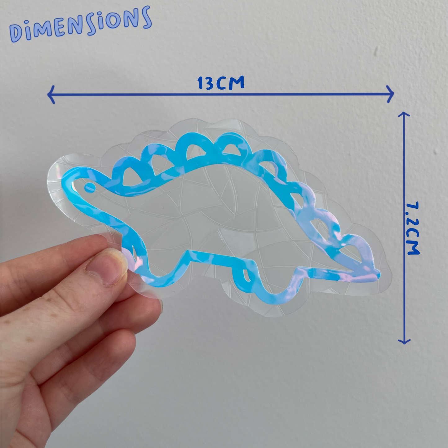 Dinky the Stegosaurus Suncatcher