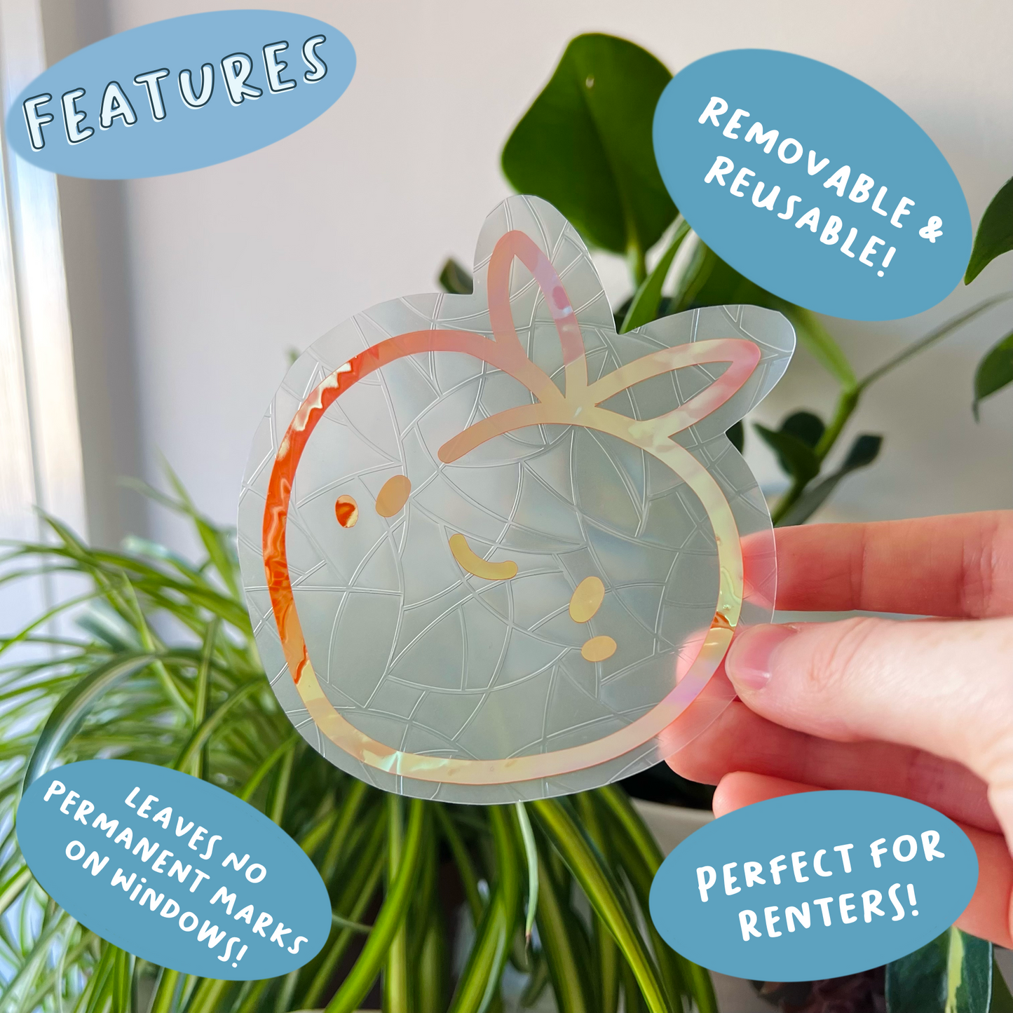 Peach Suncatcher
