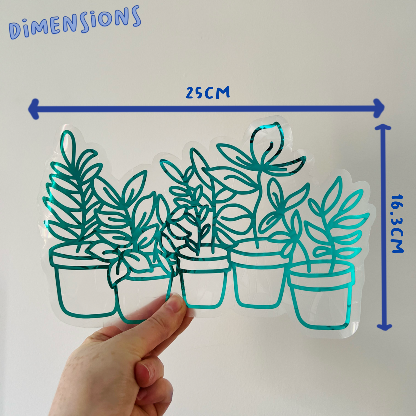 Giant Houseplant Suncatcher