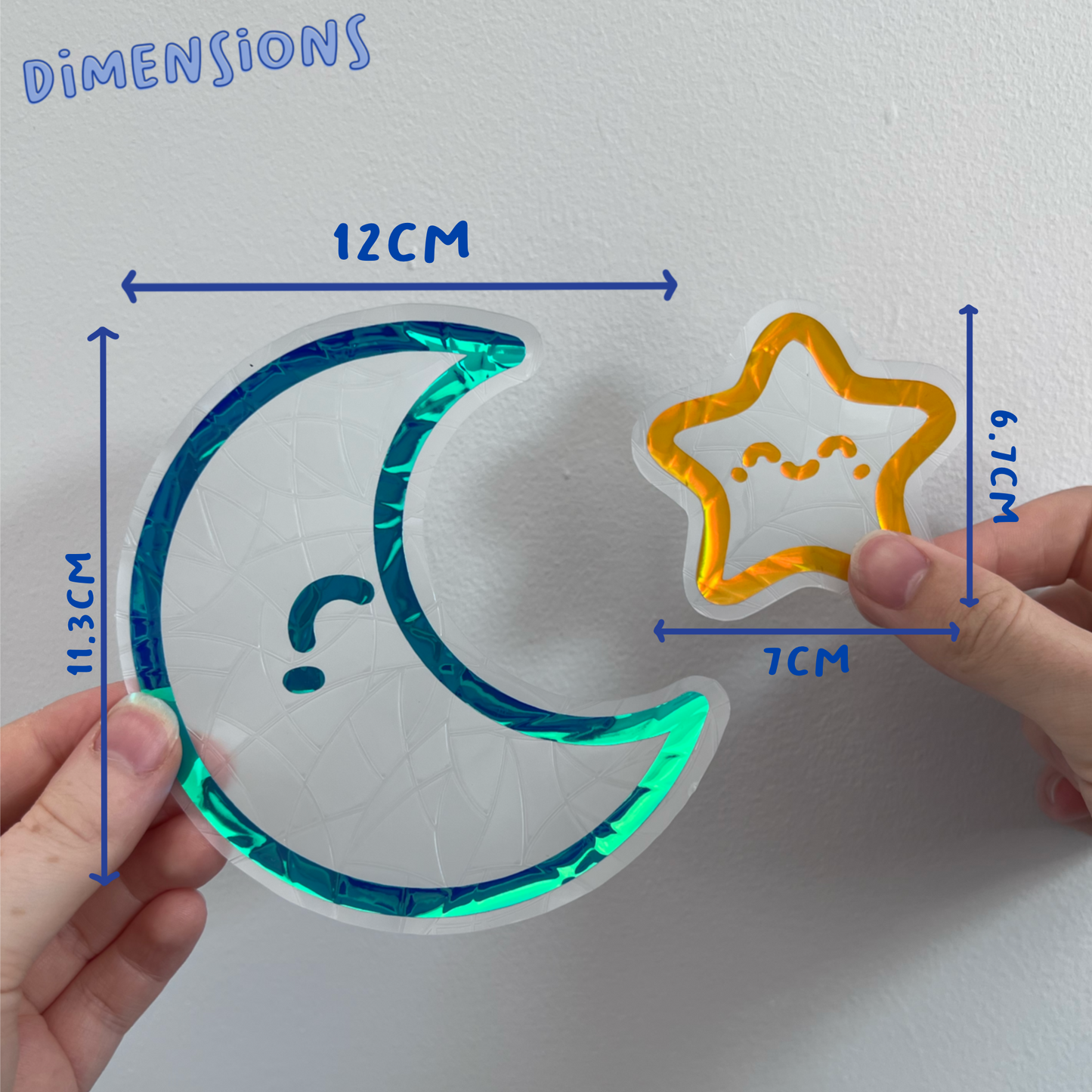 Moon & Star Suncatcher Set