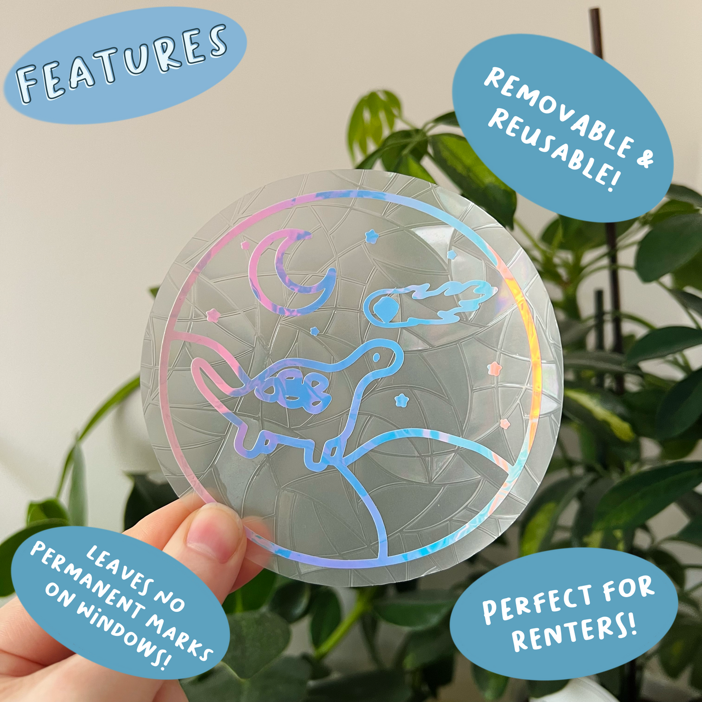 Midnight Meteor Suncatcher