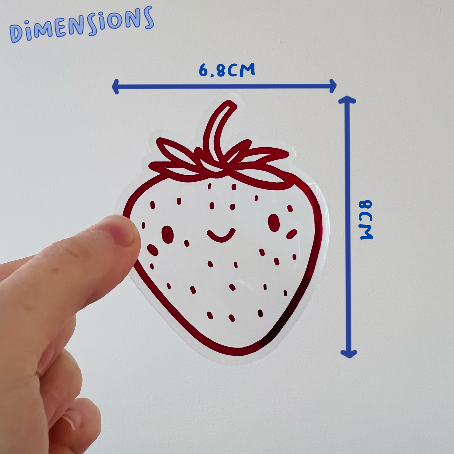 Mini Strawberry Suncatcher