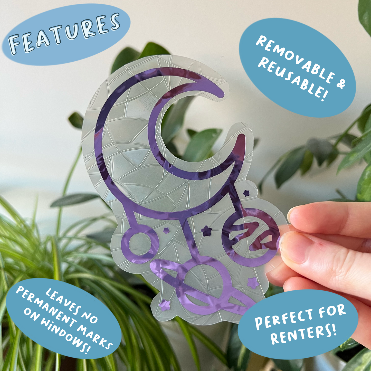 Moon Mobile Suncatcher