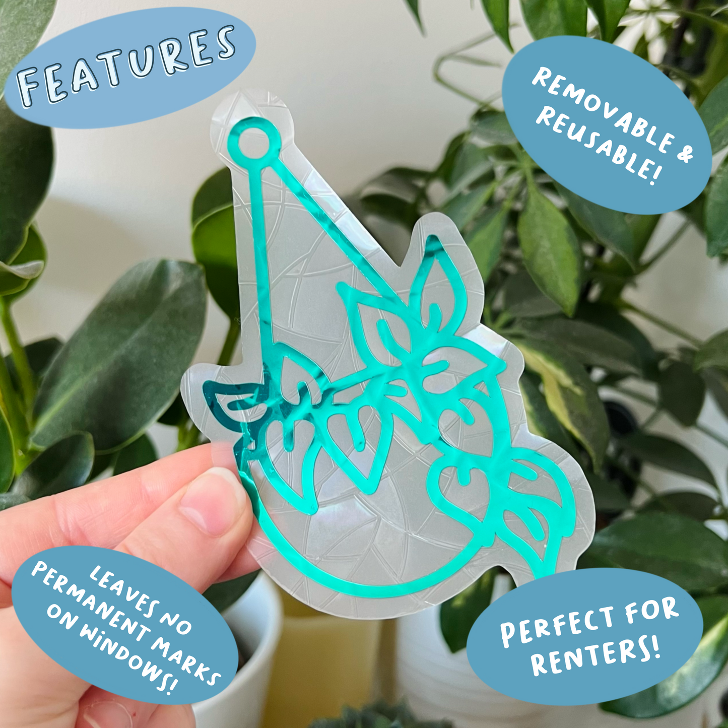 Hanging Plant Suncatcher