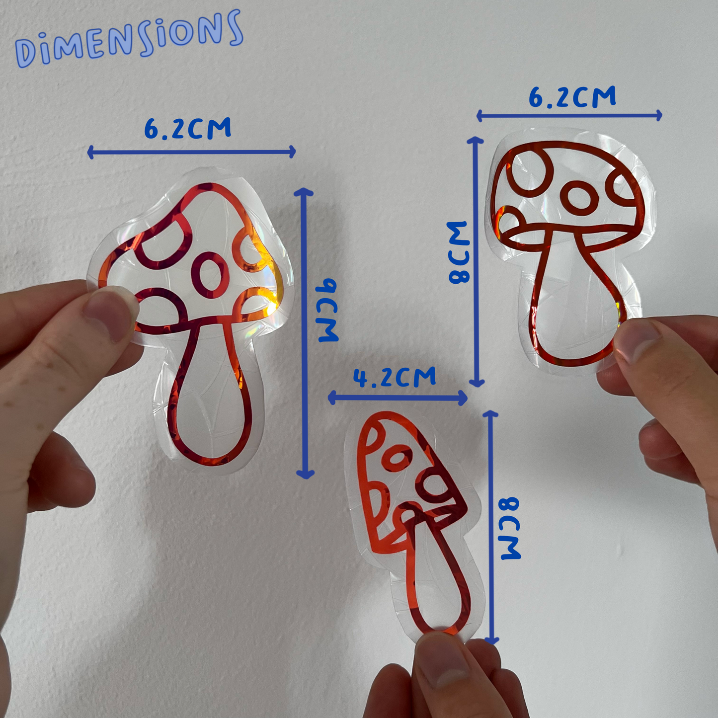 Mini Mushroom Suncatcher Set