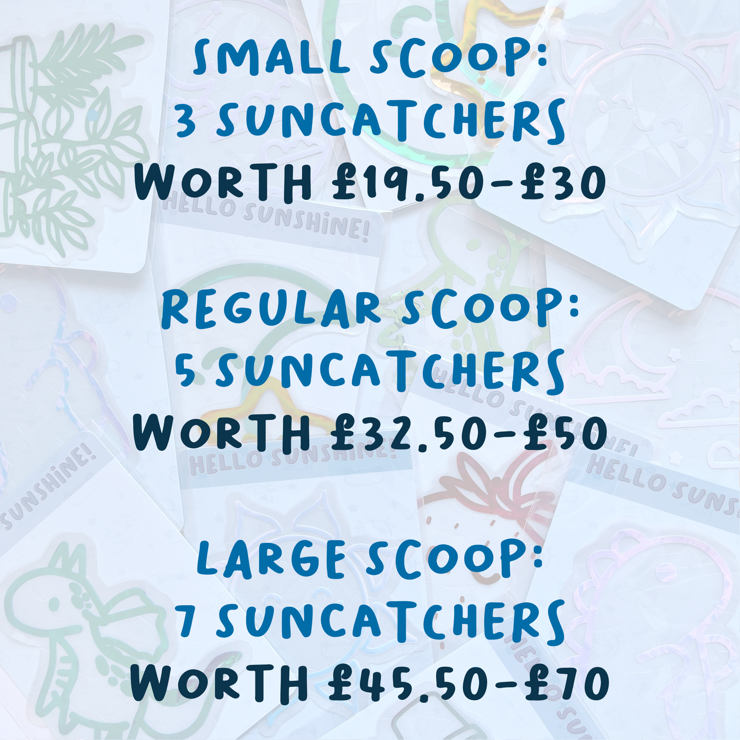 Surprise Suncatcher Scoops