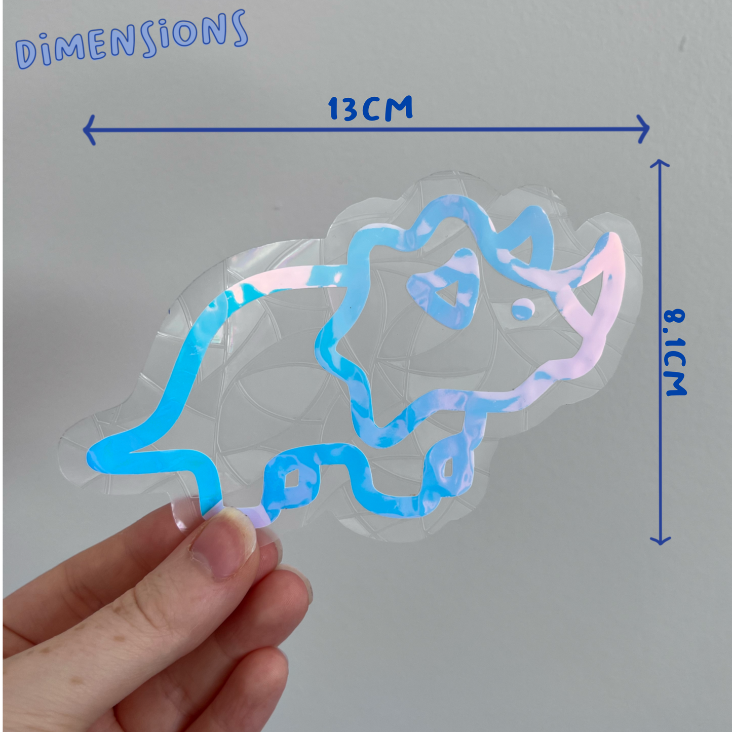 Ed the Triceratops Suncatcher