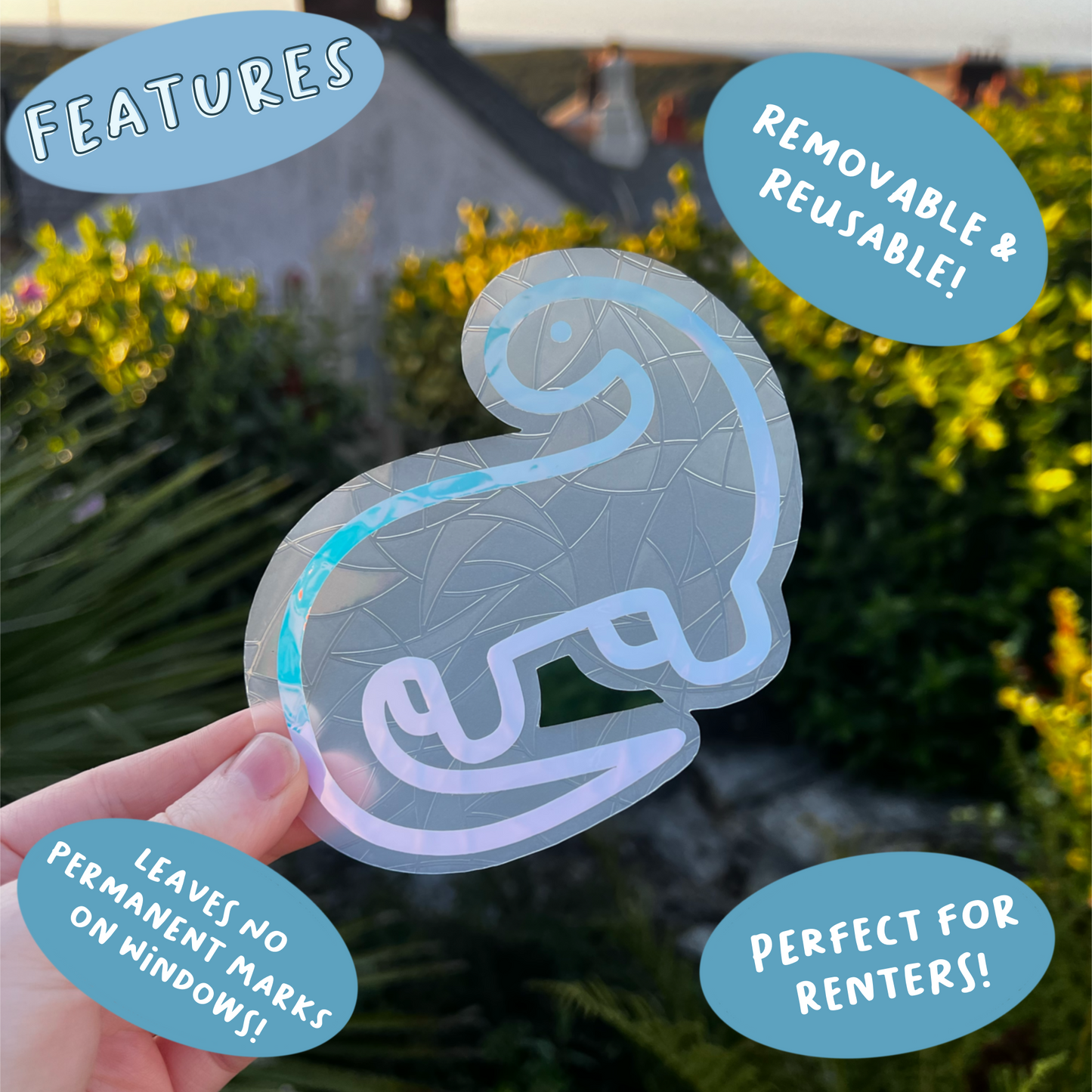 Monty the Diplodocus Suncatcher