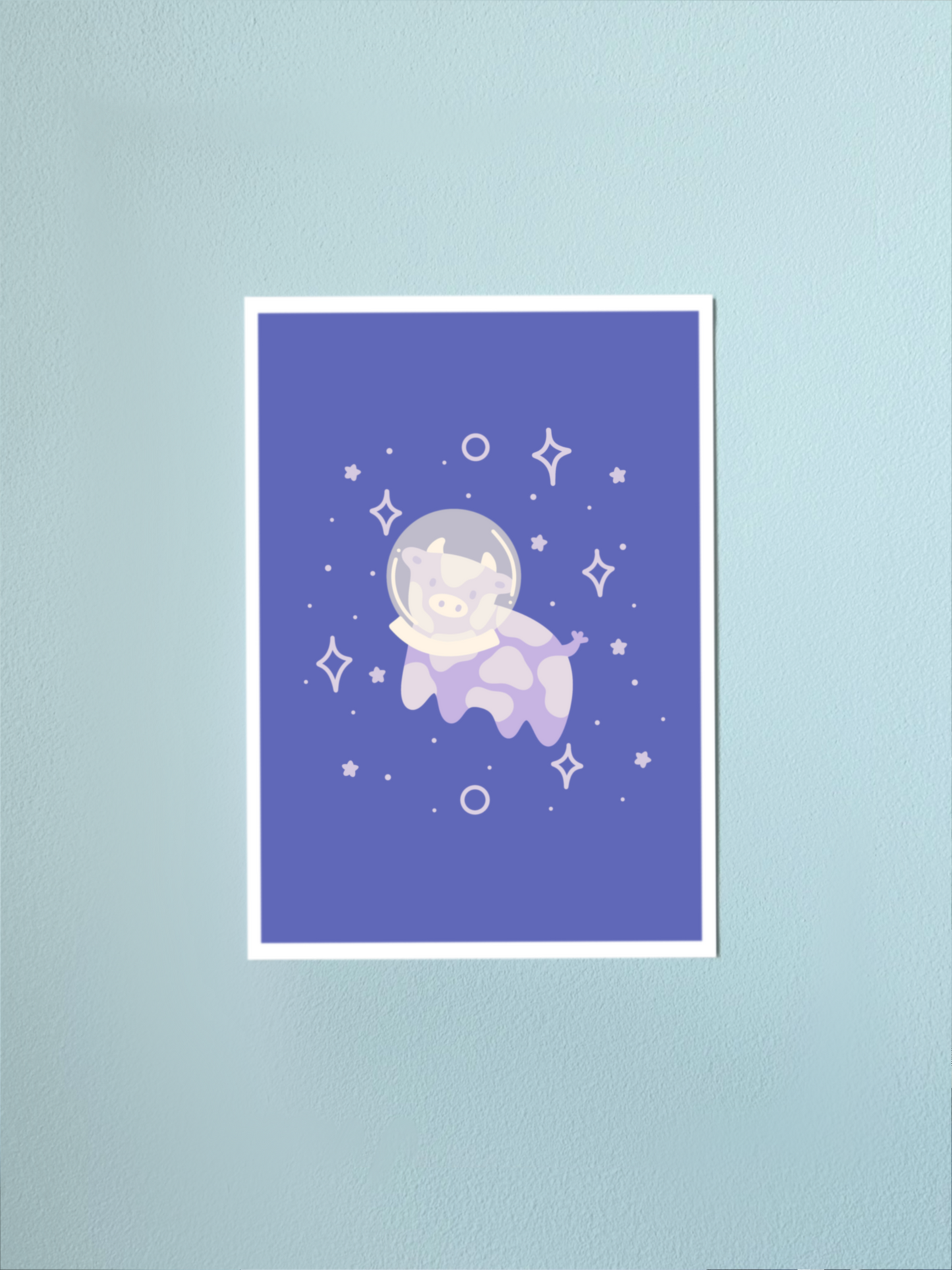 Space Cow Print