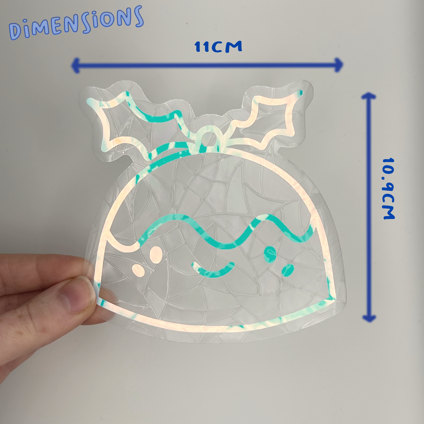 Christmas Pudding Suncatcher