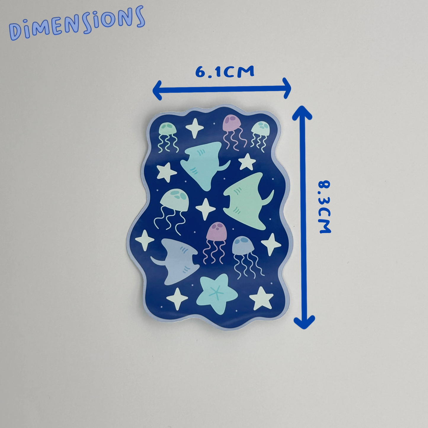 Celestial Ocean Single Sticker